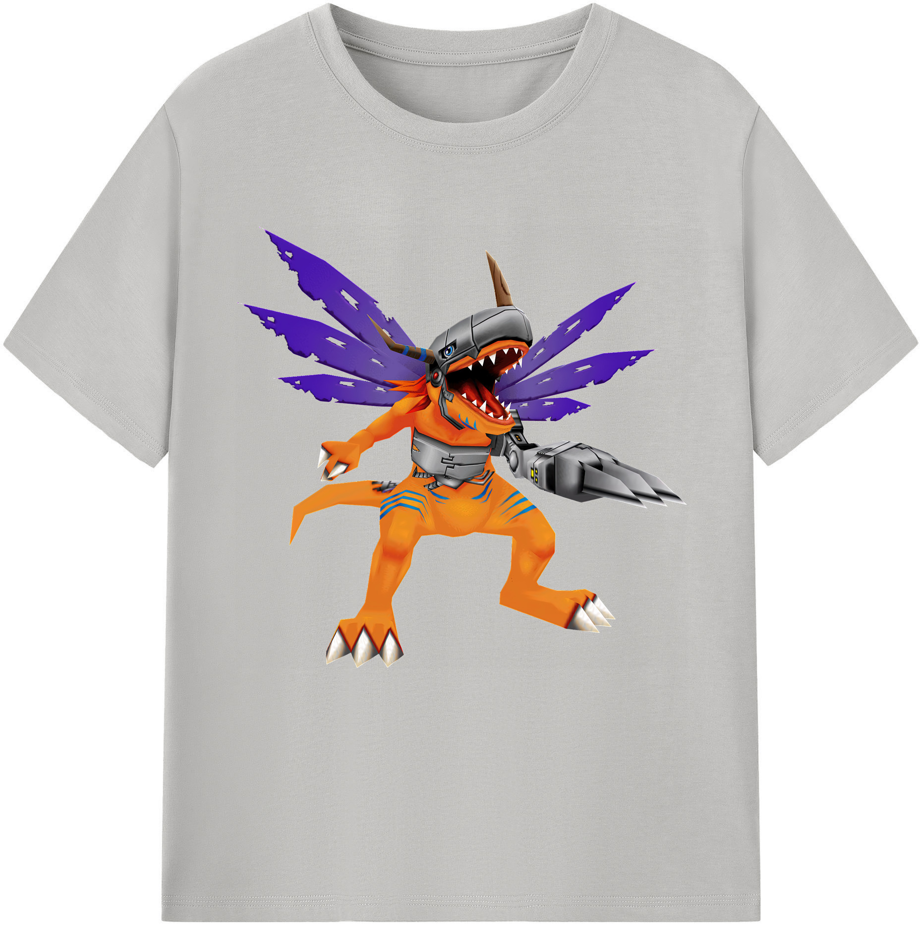 （画像用） Digimon デジタルモンスター/デジモン 綿100％半袖Tシャツ（フロントプリント）
