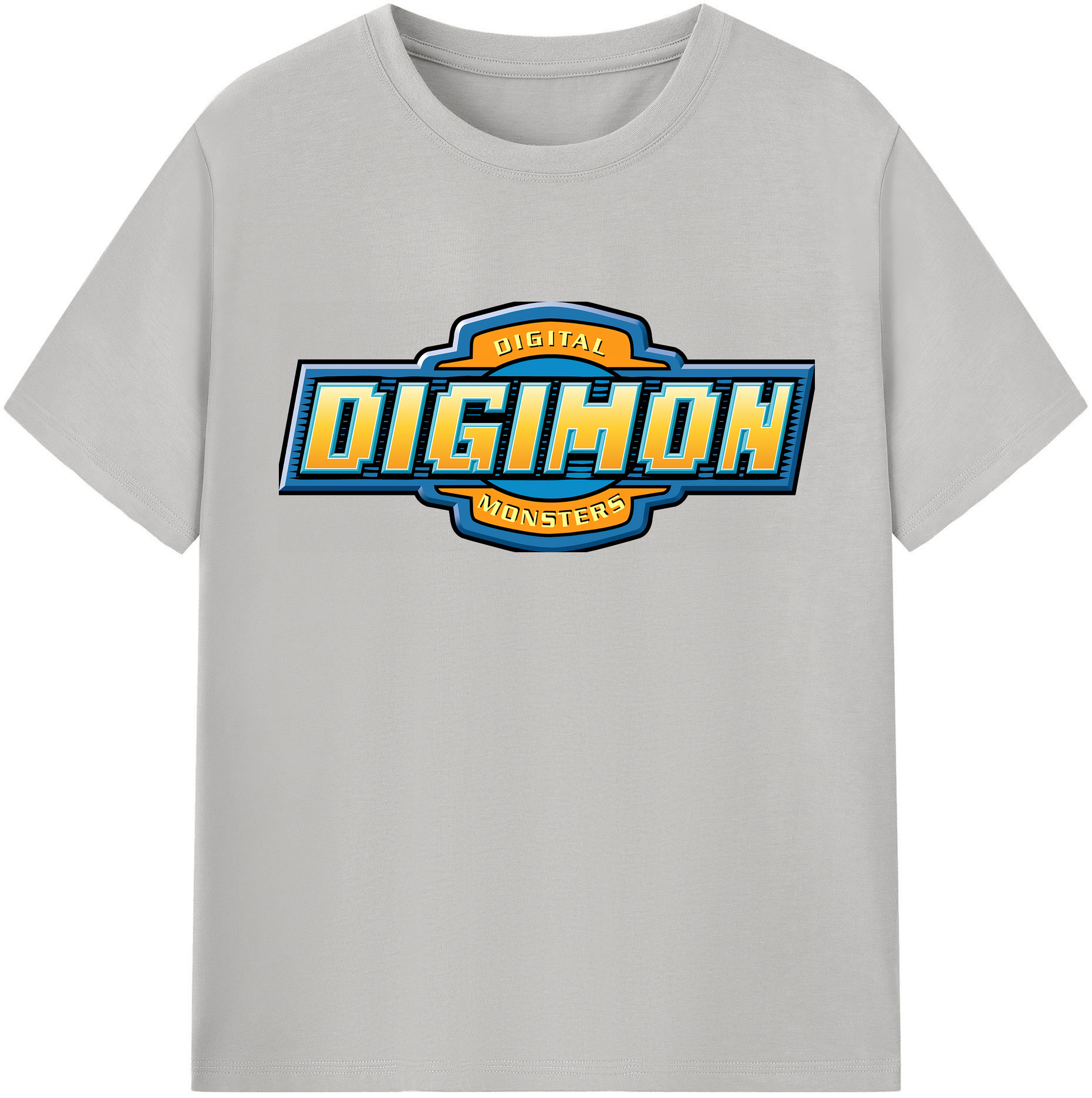 （画像用） Digimon デジタルモンスター/デジモン 綿100％半袖Tシャツ（フロントプリント）