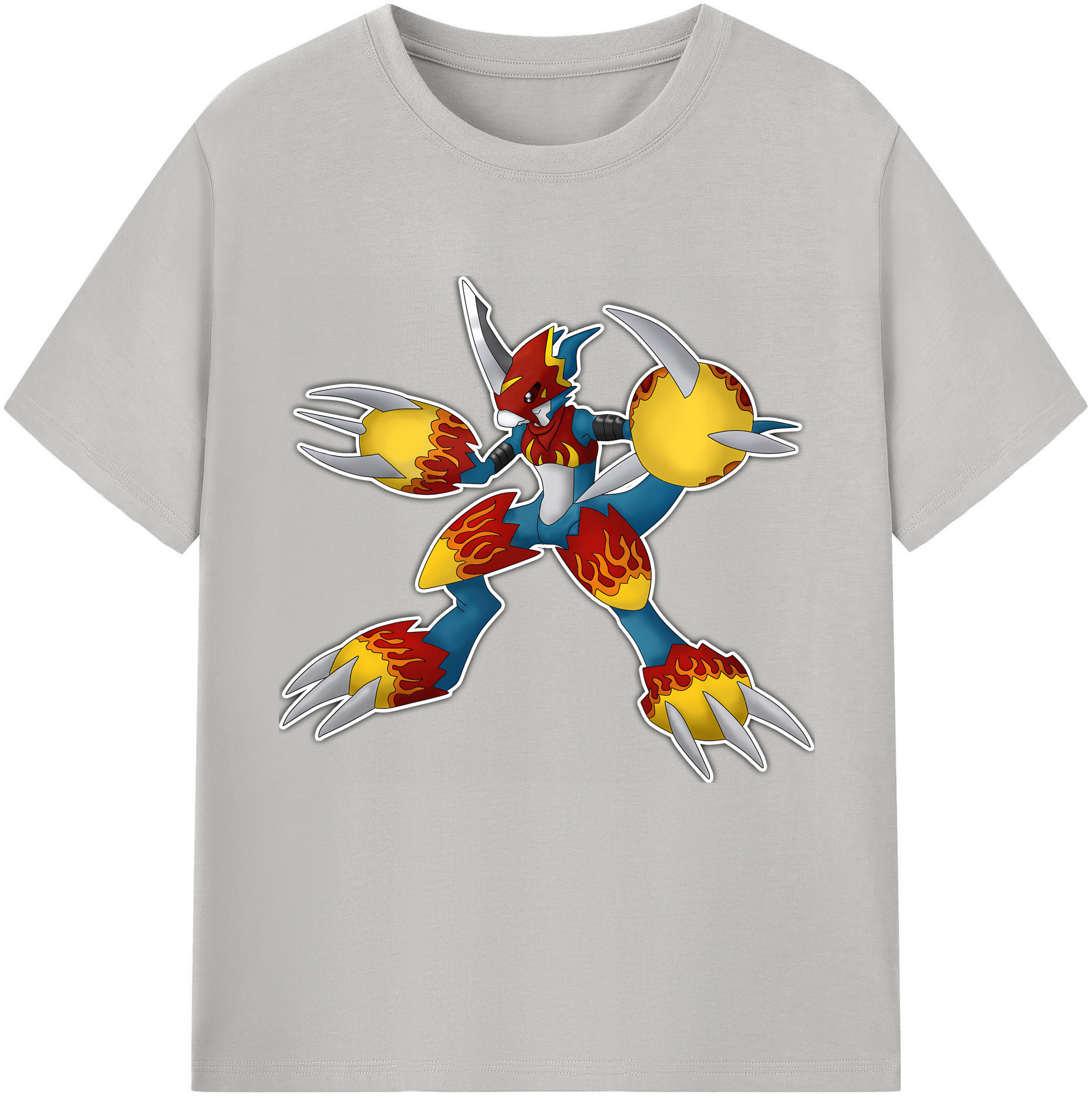 （画像用） Digimon デジタルモンスター/デジモン 綿100％半袖Tシャツ（フロントプリント）