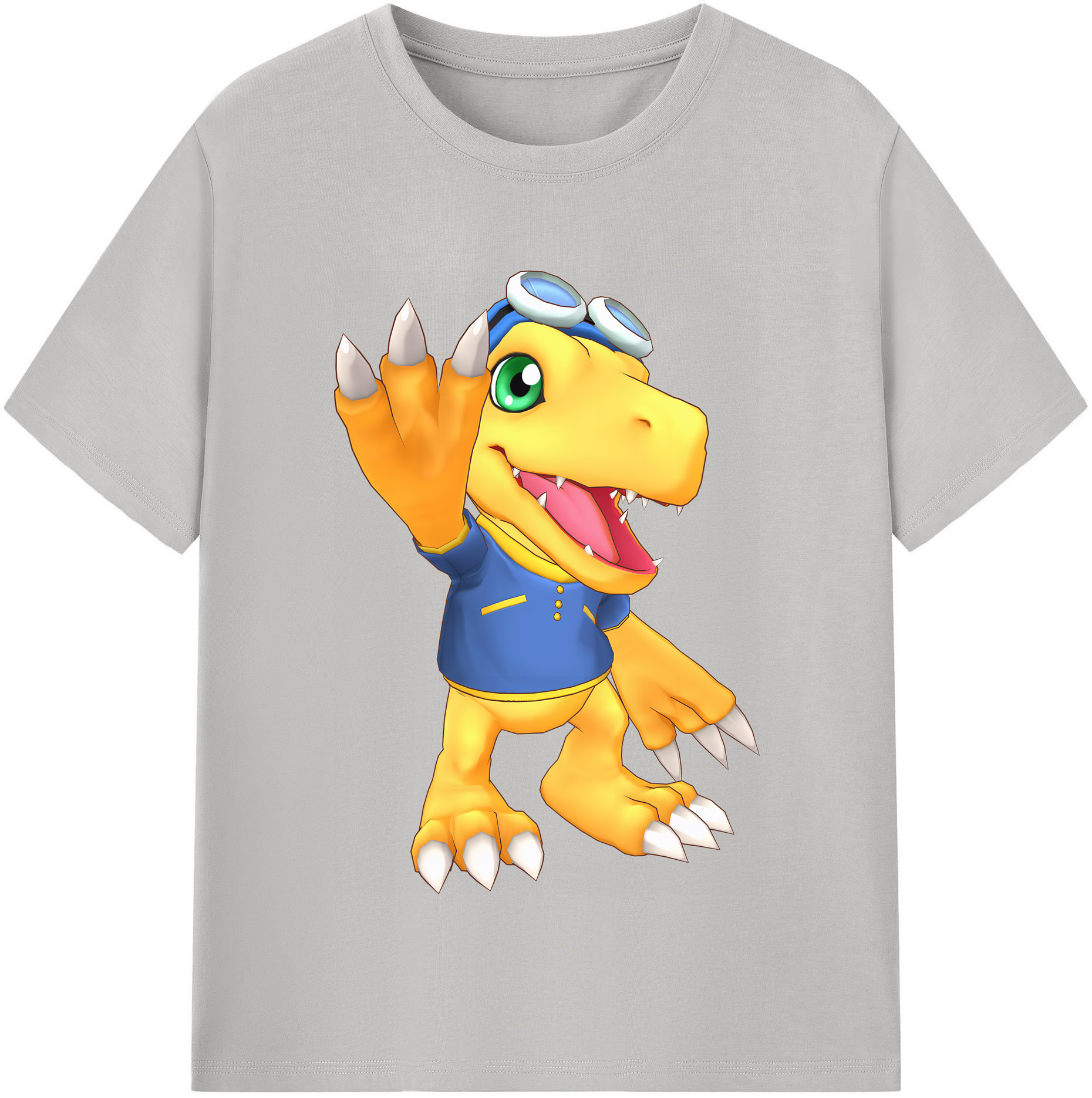 （画像用） Digimon デジタルモンスター/デジモン 綿100％半袖Tシャツ（フロントプリント）