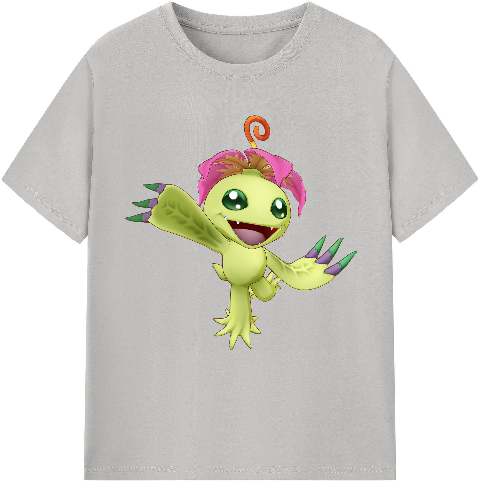 （画像用） Digimon デジタルモンスター/デジモン 綿100％半袖Tシャツ（フロントプリント）