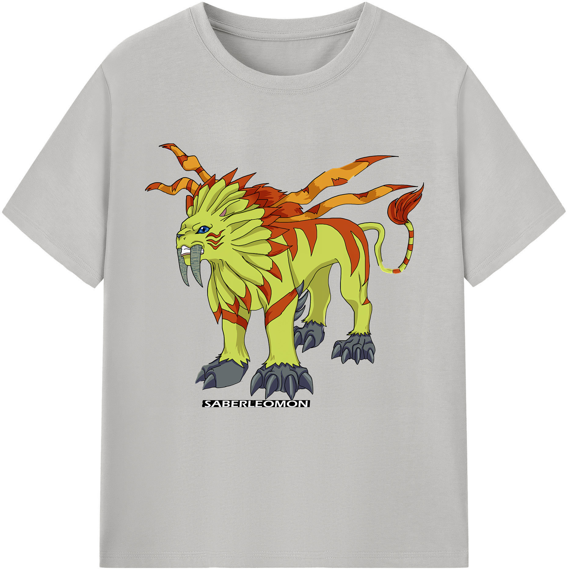 （画像用） Digimon デジタルモンスター/デジモン 綿100％半袖Tシャツ（フロントプリント）
