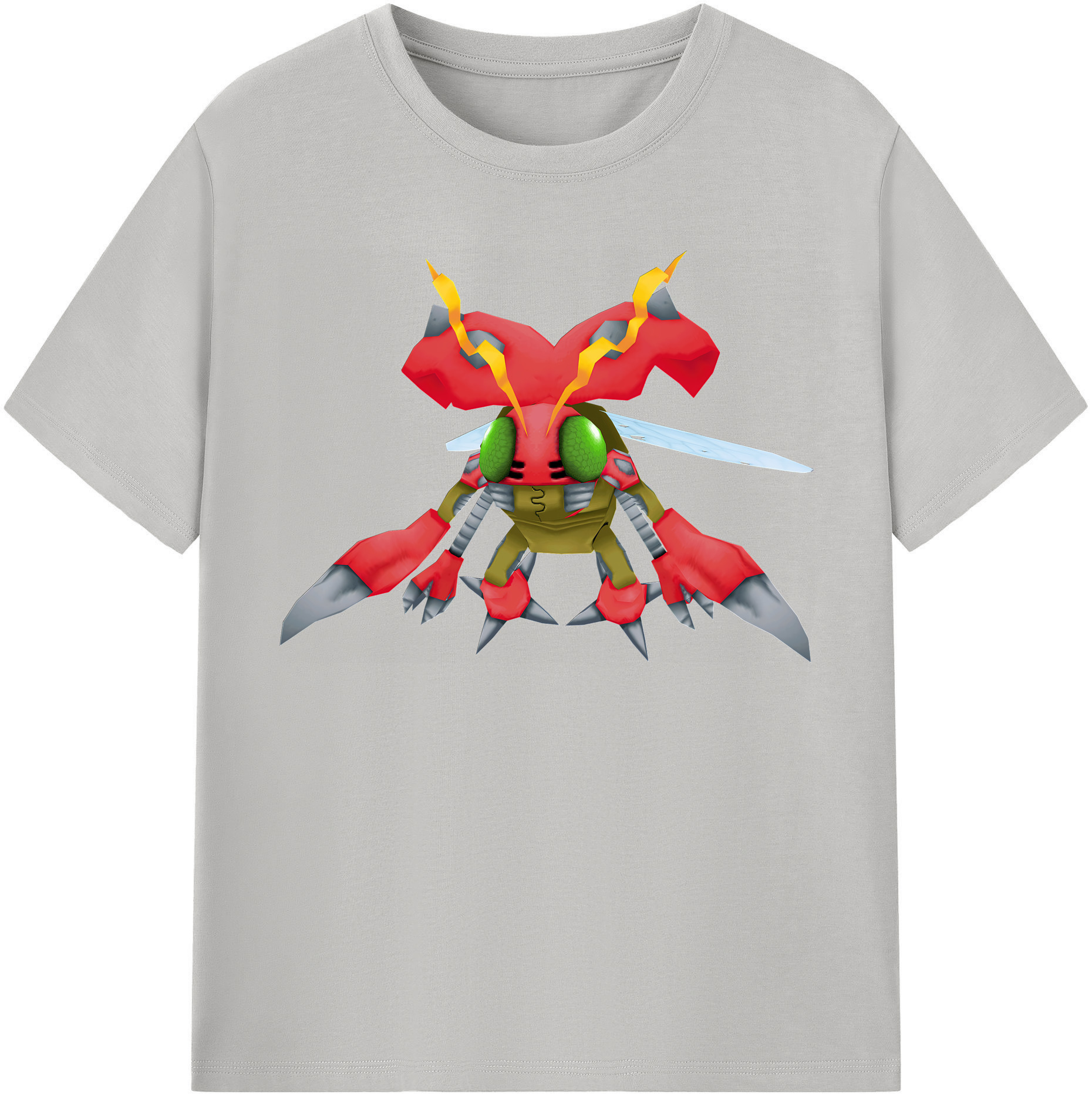 （画像用） Digimon デジタルモンスター/デジモン 綿100％半袖Tシャツ（フロントプリント）