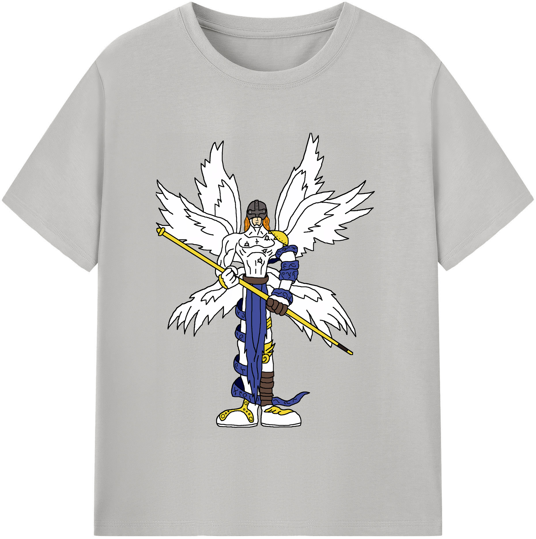 （画像用） Digimon デジタルモンスター/デジモン 綿100％半袖Tシャツ（フロントプリント）