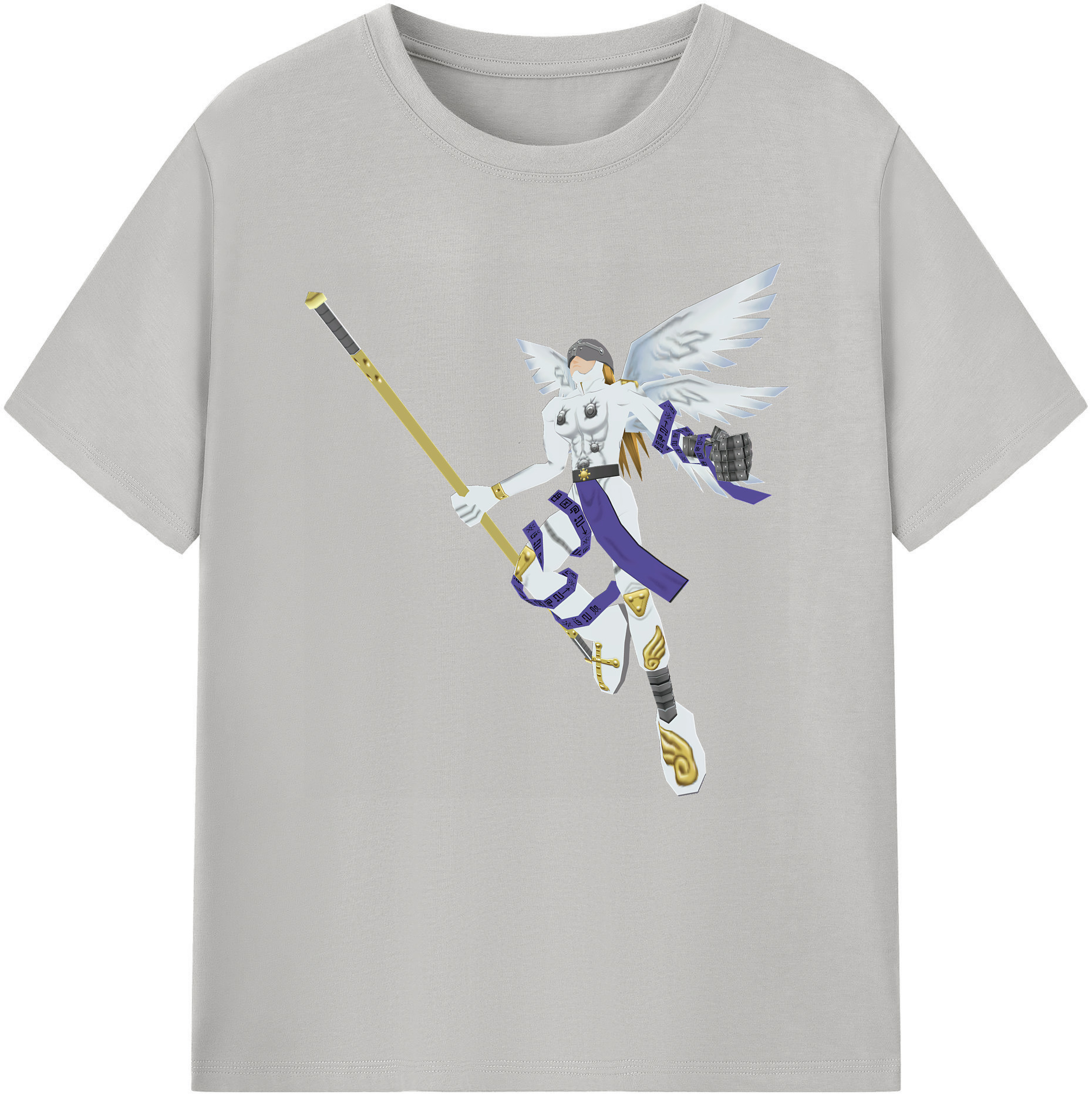 （画像用） Digimon デジタルモンスター/デジモン 綿100％半袖Tシャツ（フロントプリント）