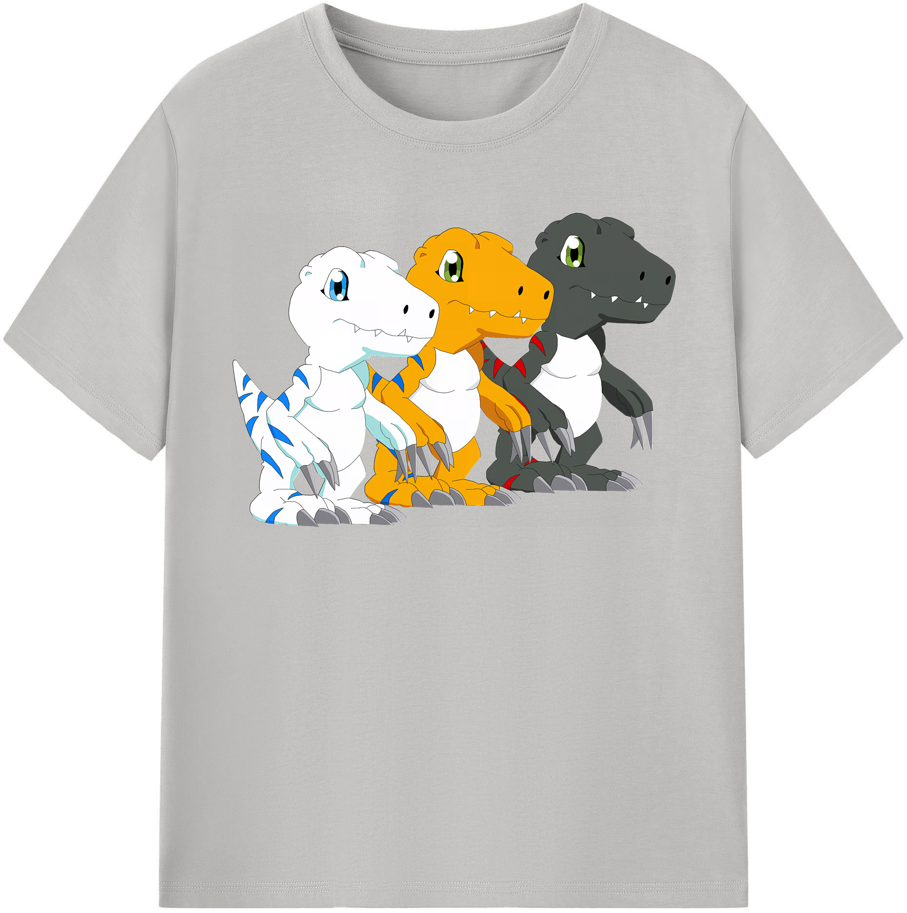 （画像用） Digimon デジタルモンスター/デジモン 綿100％半袖Tシャツ（フロントプリント）
