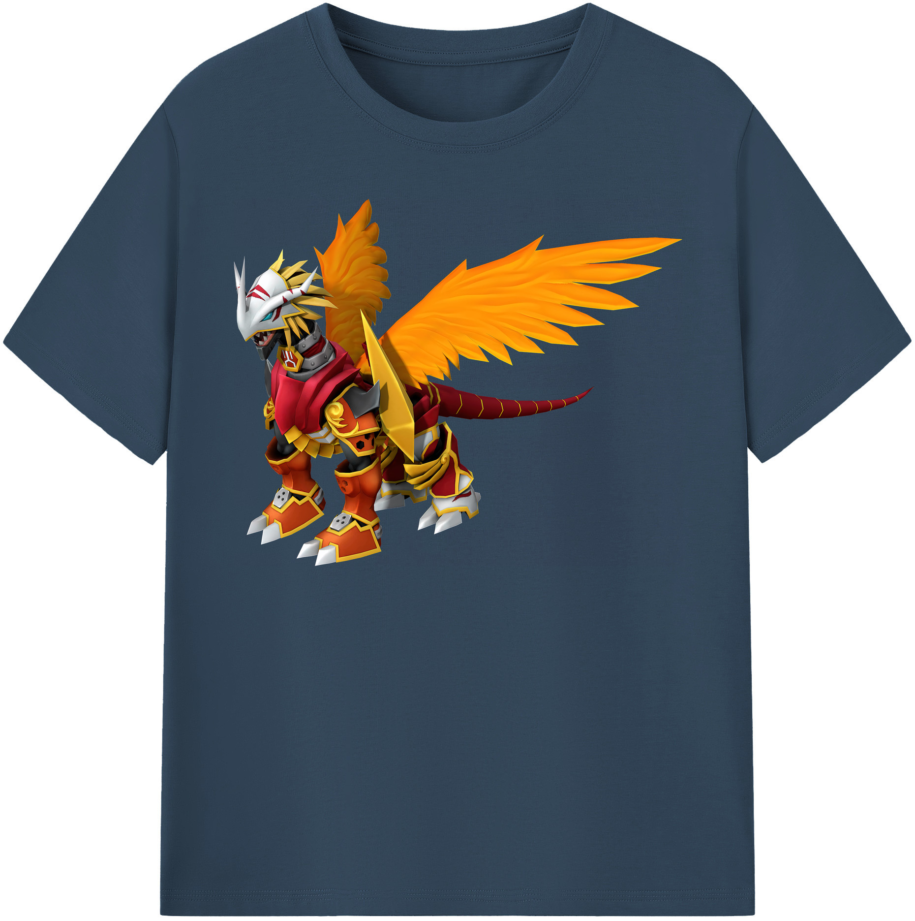 （画像用） Digimon デジタルモンスター/デジモン 綿100％半袖Tシャツ（フロントプリント）
