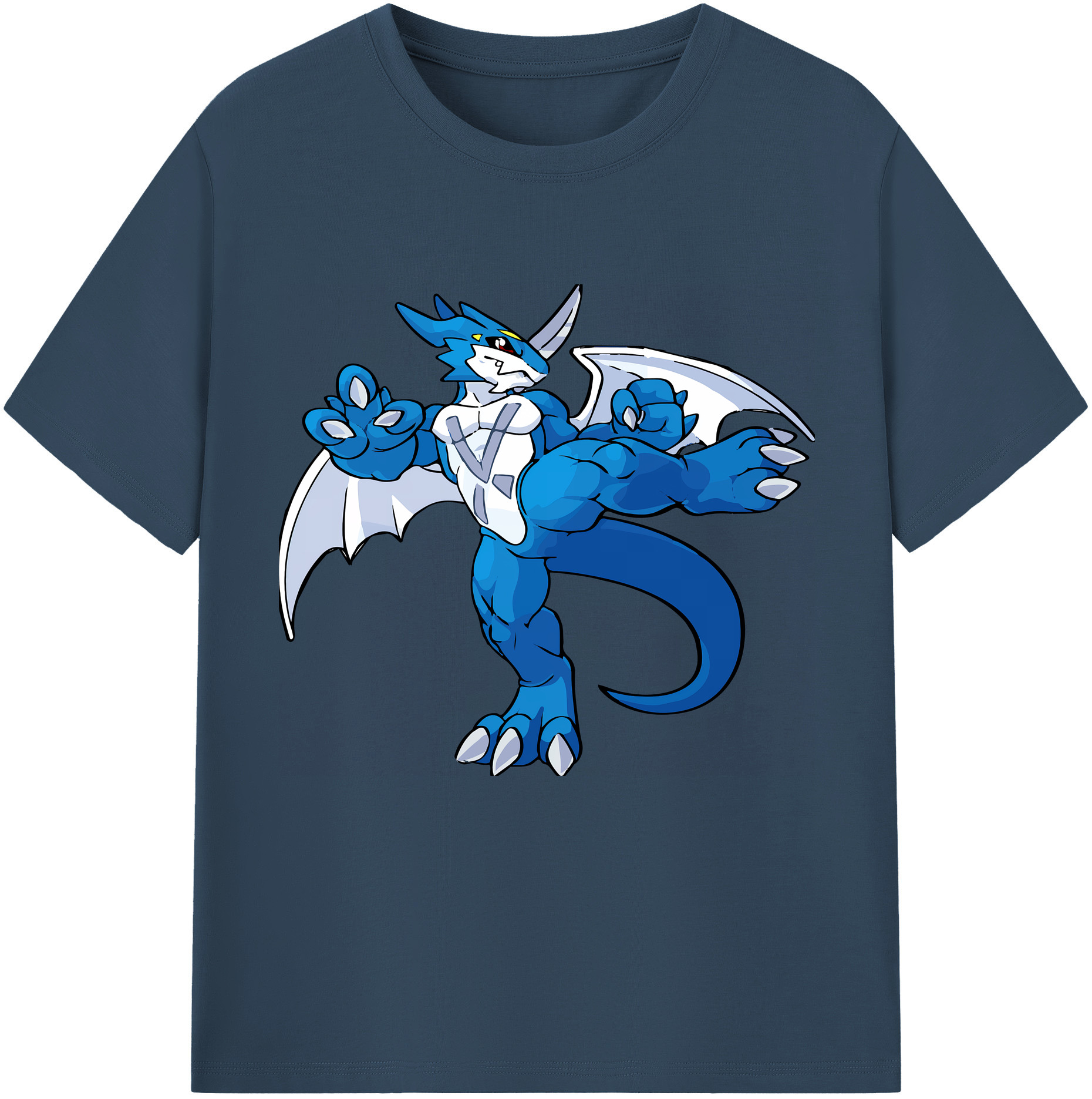 （画像用） Digimon デジタルモンスター/デジモン 綿100％半袖Tシャツ（フロントプリント）