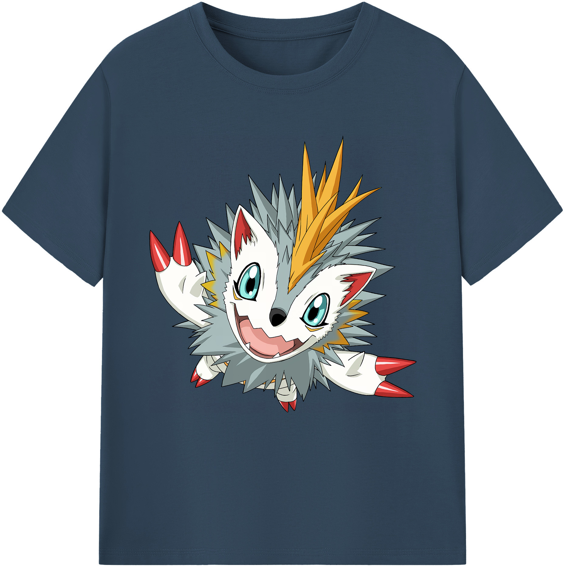 （画像用） Digimon デジタルモンスター/デジモン 綿100％半袖Tシャツ（フロントプリント）