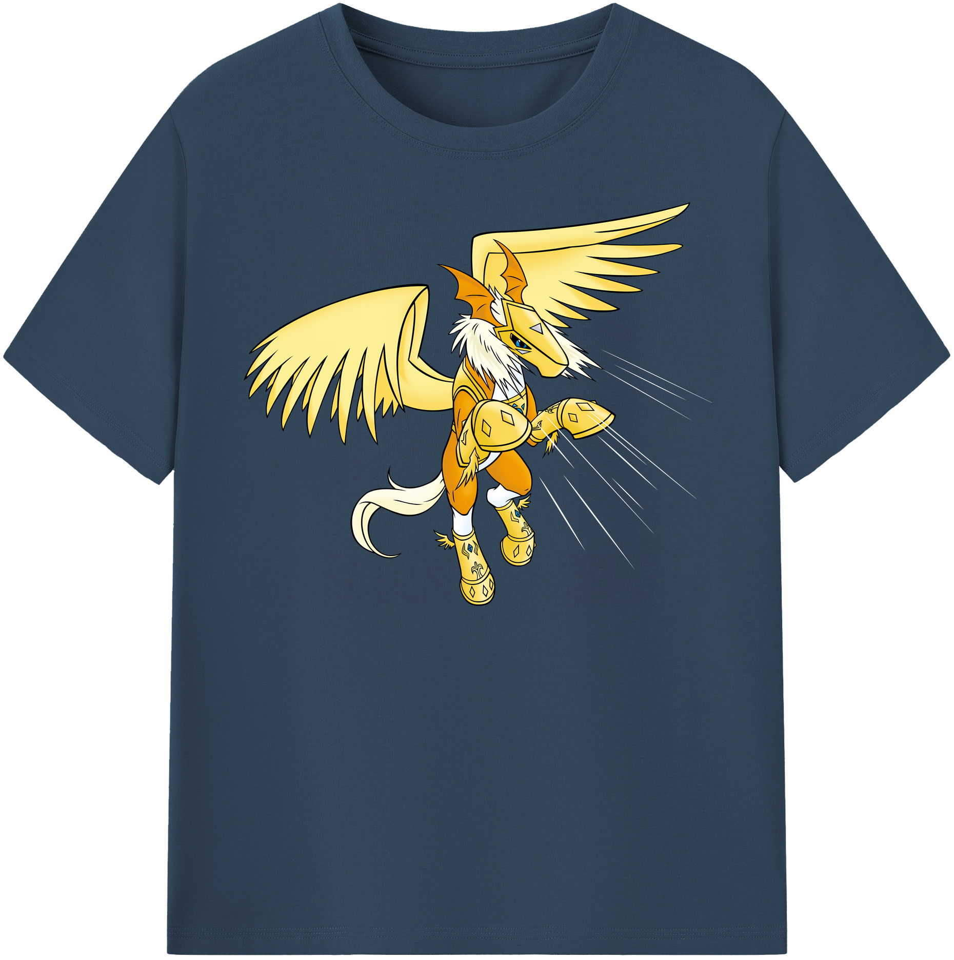 （画像用） Digimon デジタルモンスター/デジモン 綿100％半袖Tシャツ（フロントプリント）