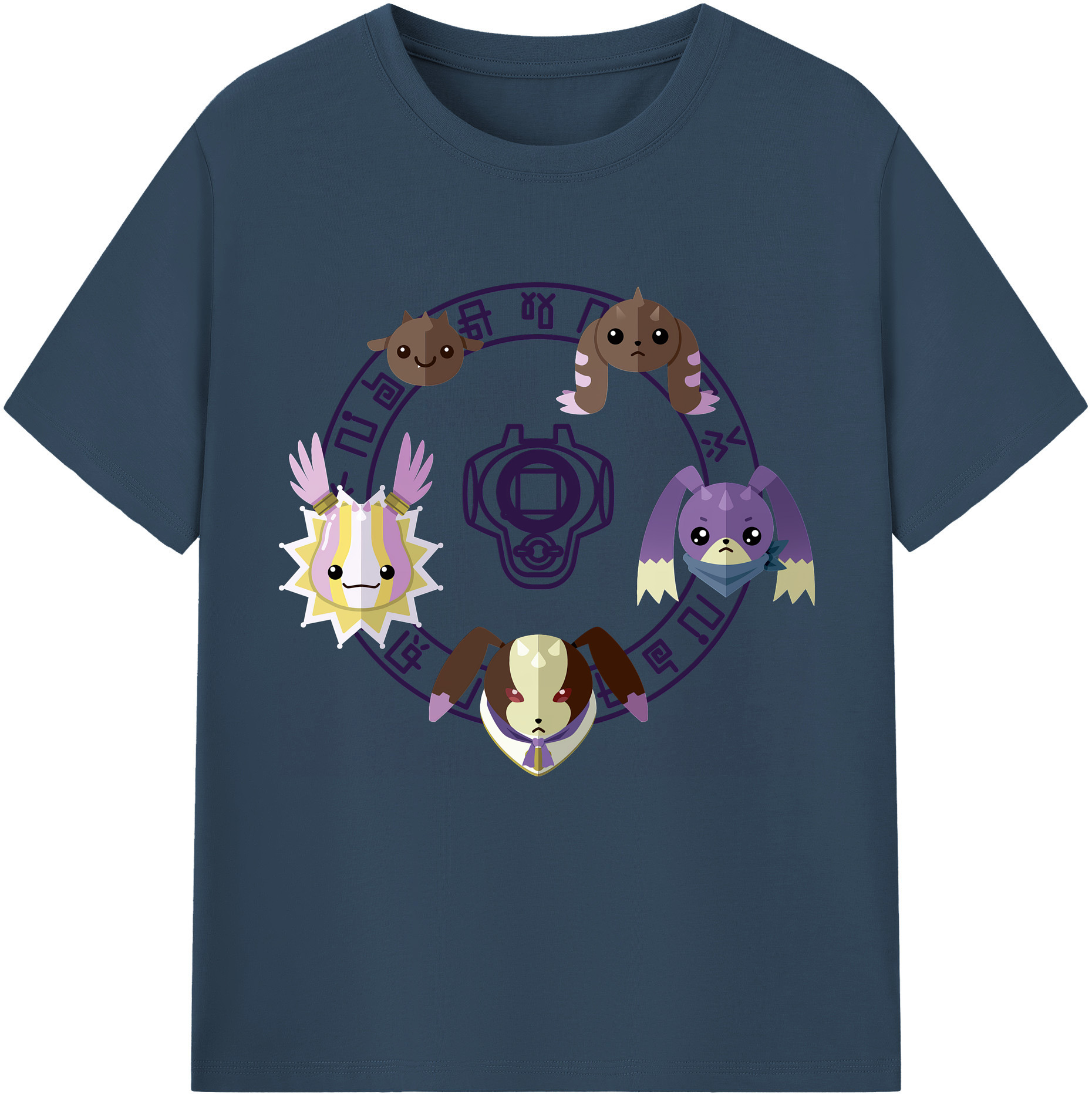 （画像用） Digimon デジタルモンスター/デジモン 綿100％半袖Tシャツ（フロントプリント）