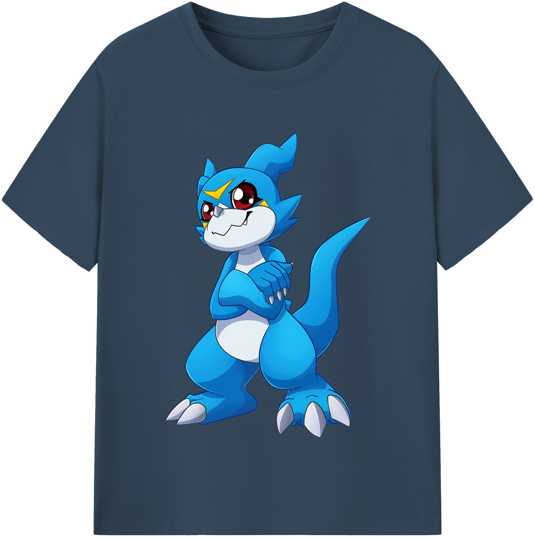 （画像用） Digimon デジタルモンスター/デジモン 綿100％半袖Tシャツ（フロントプリント）