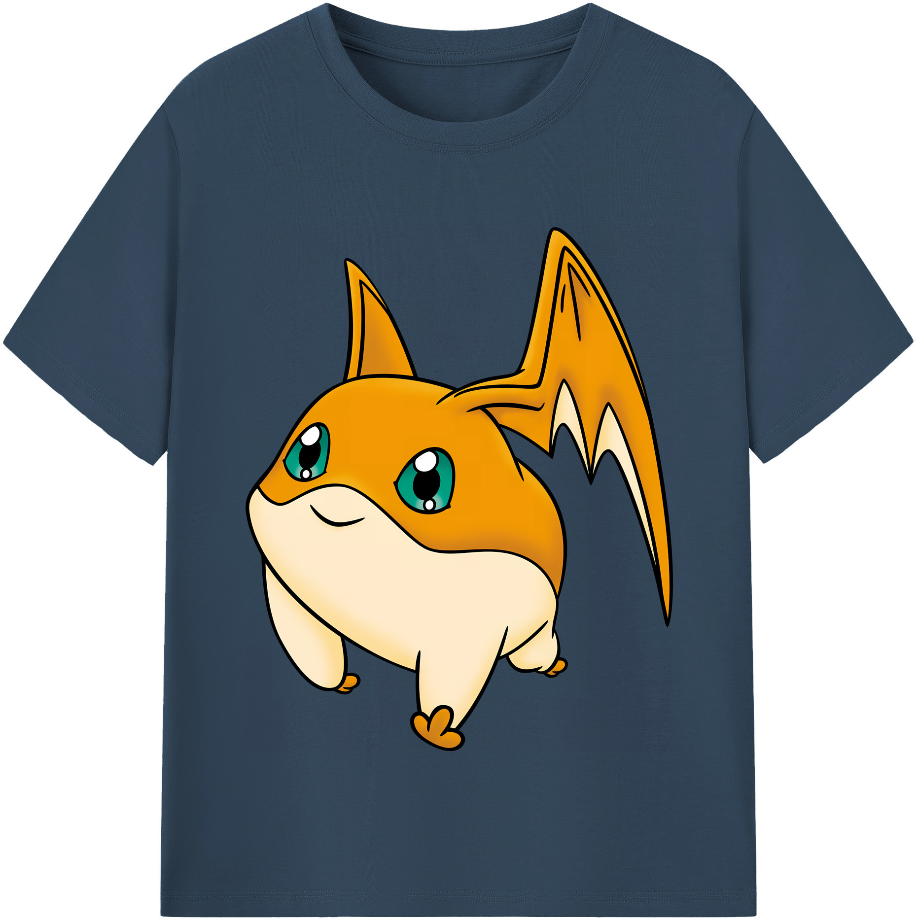 （画像用） Digimon デジタルモンスター/デジモン 綿100％半袖Tシャツ（フロントプリント）