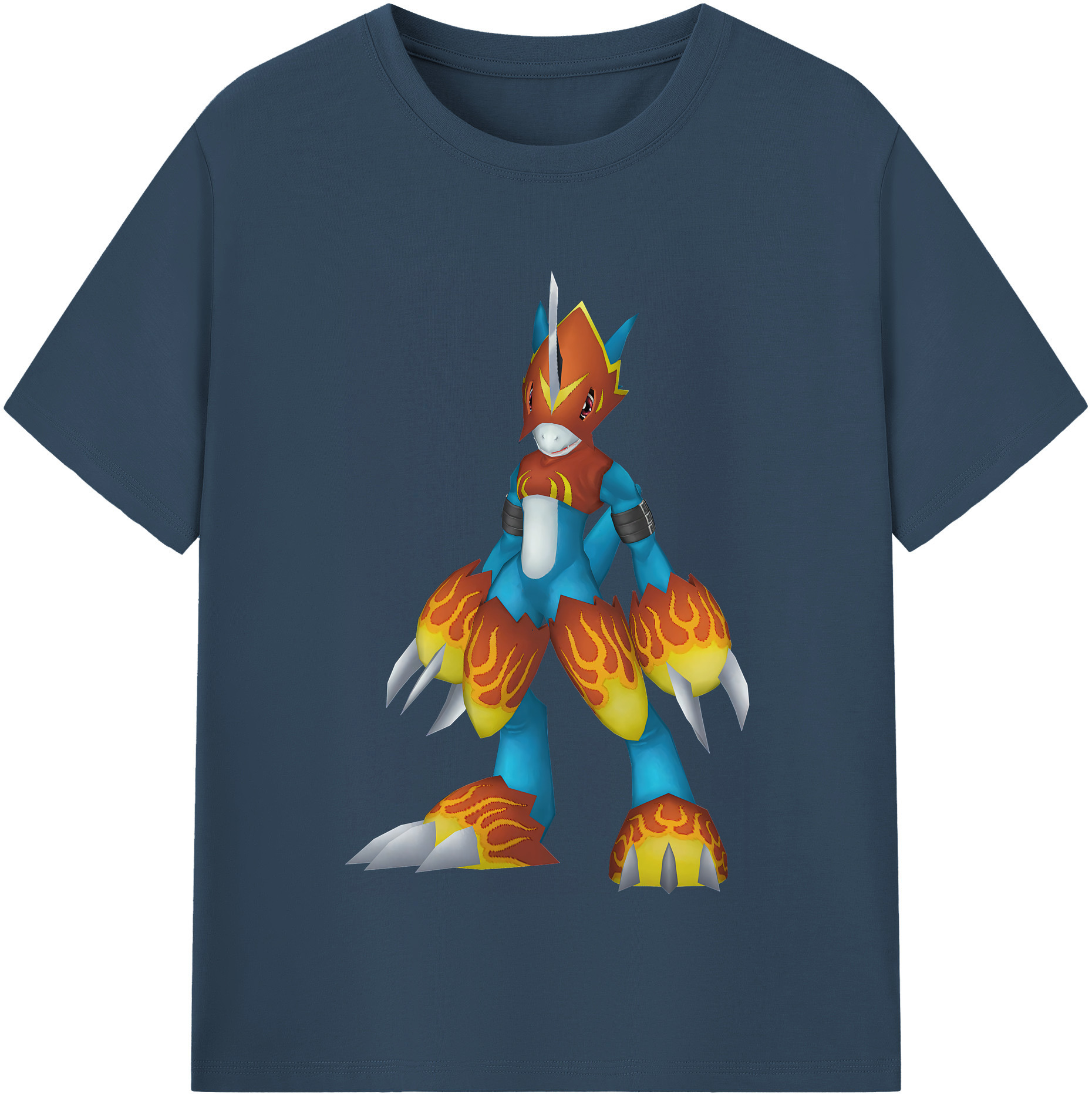 （画像用） Digimon デジタルモンスター/デジモン 綿100％半袖Tシャツ（フロントプリント）