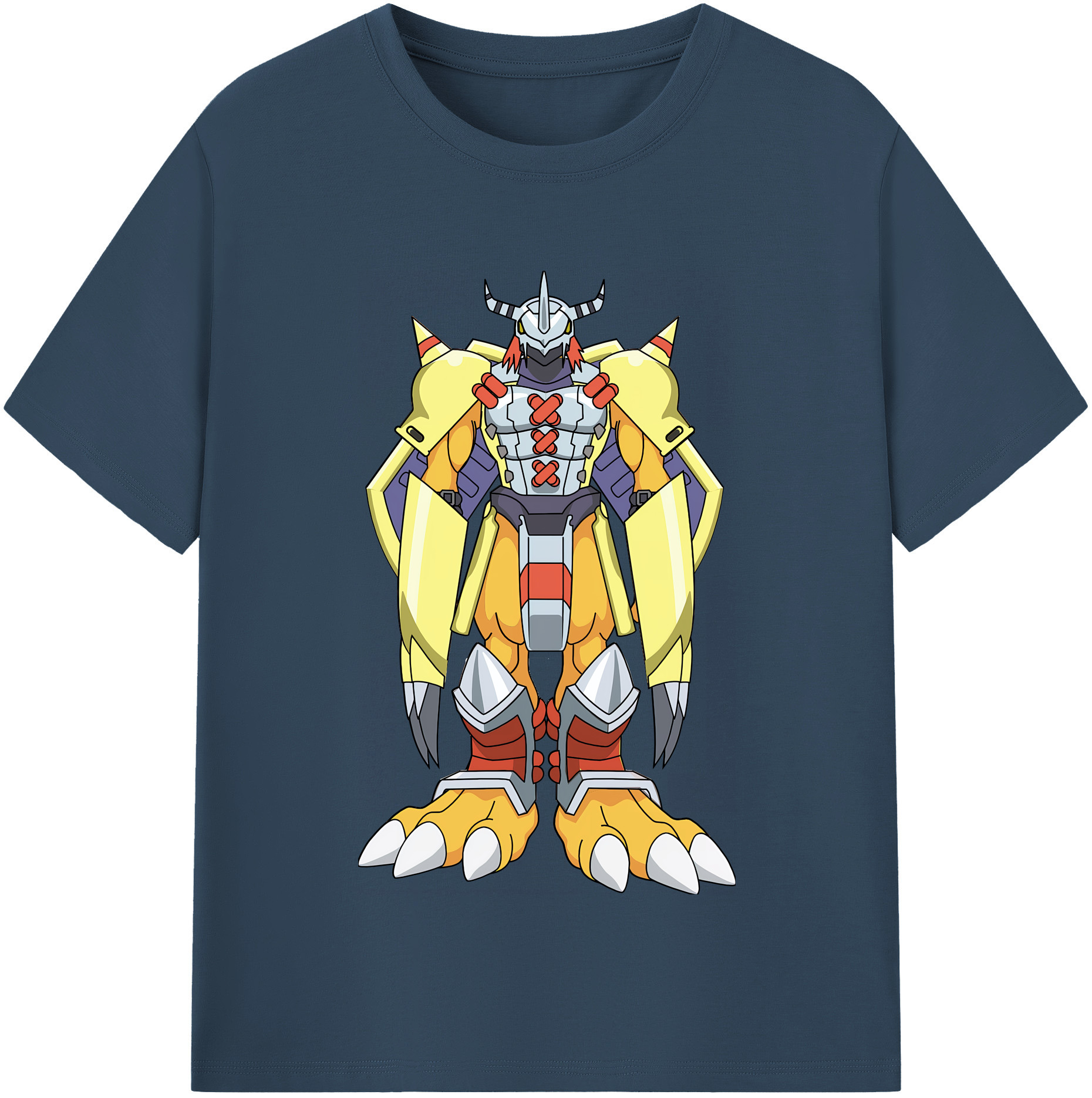 （画像用） Digimon デジタルモンスター/デジモン 綿100％半袖Tシャツ（フロントプリント）