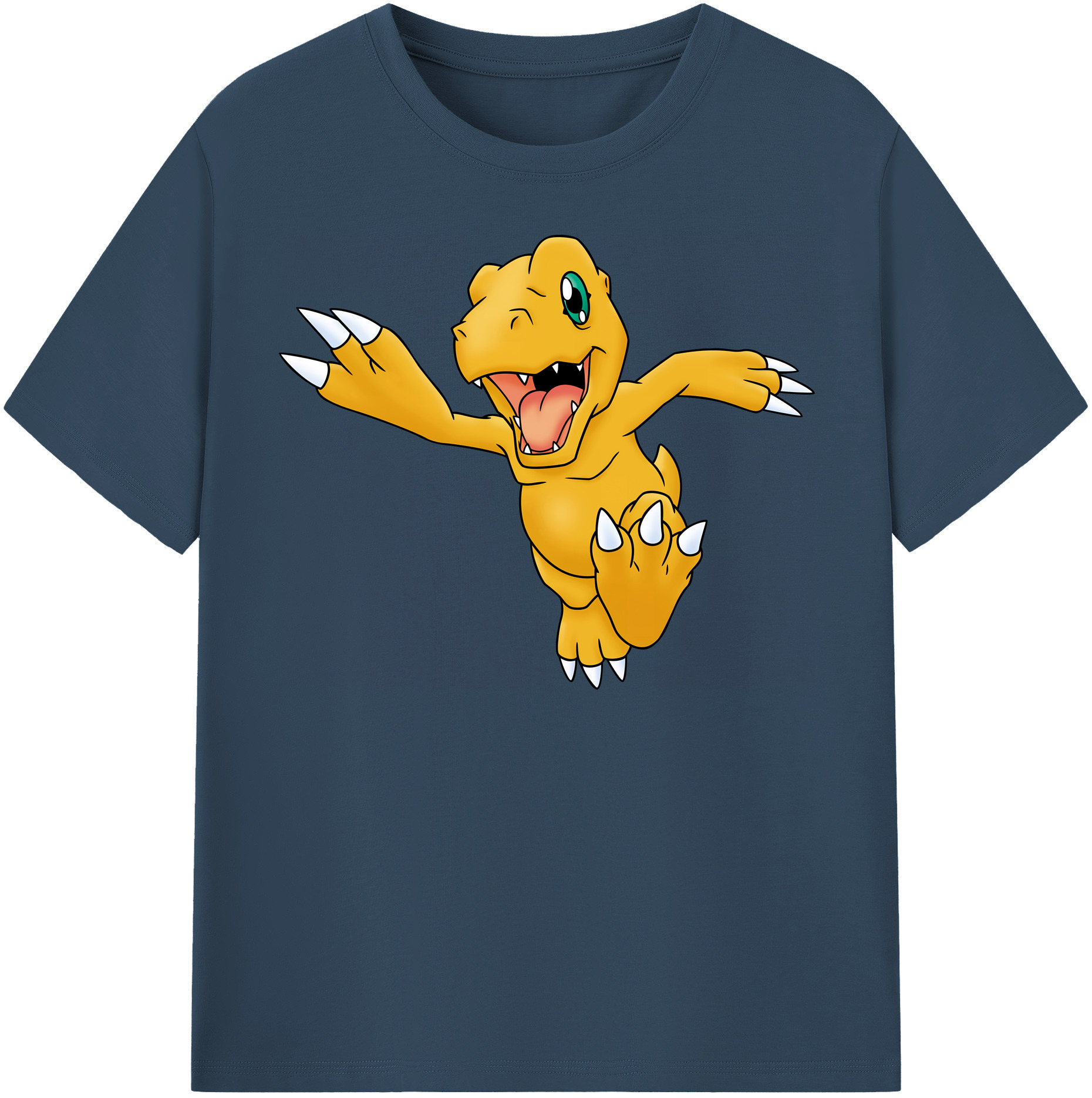 （画像用） Digimon デジタルモンスター/デジモン 綿100％半袖Tシャツ（フロントプリント）