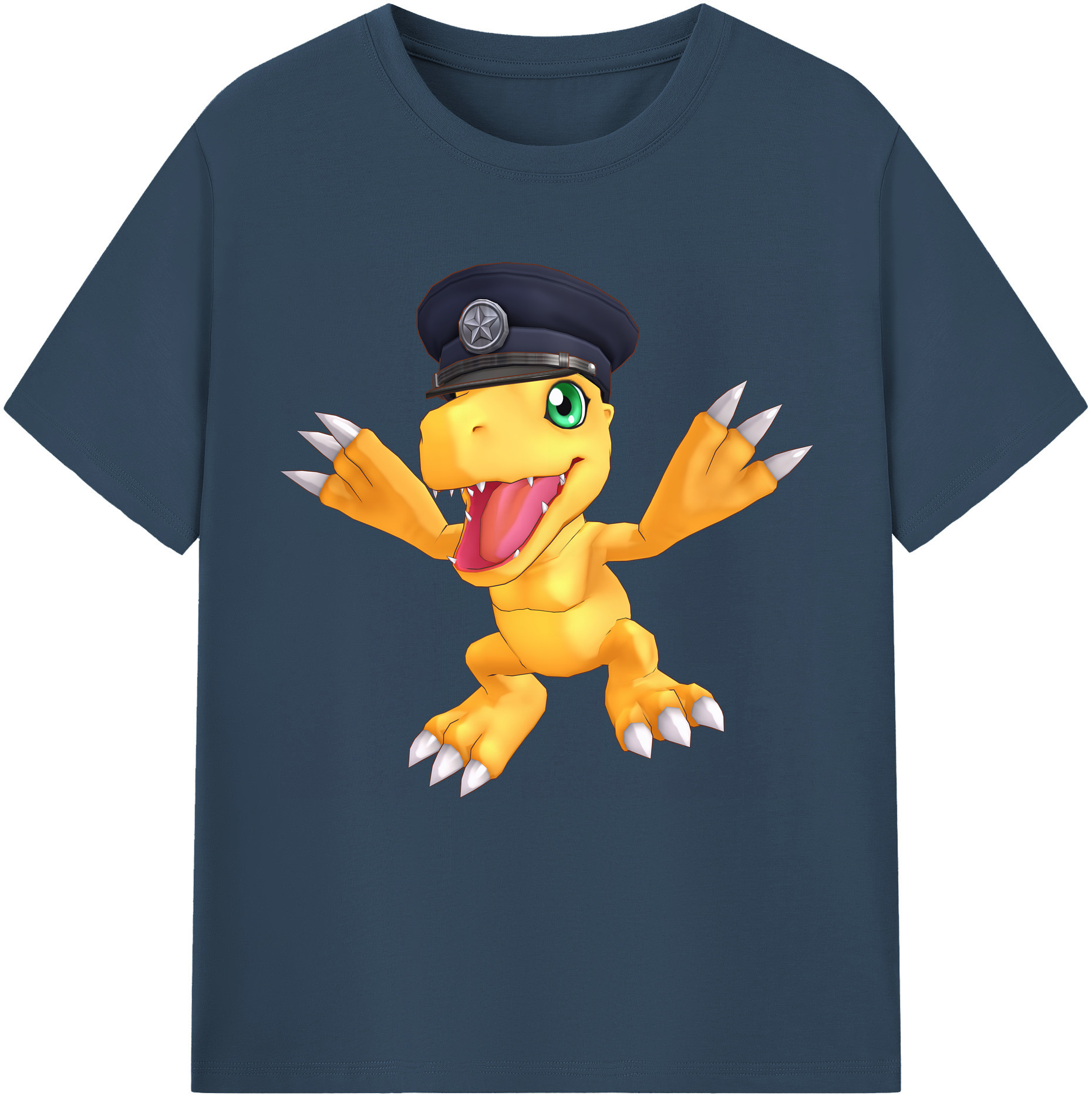 （画像用） Digimon デジタルモンスター/デジモン 綿100％半袖Tシャツ（フロントプリント）