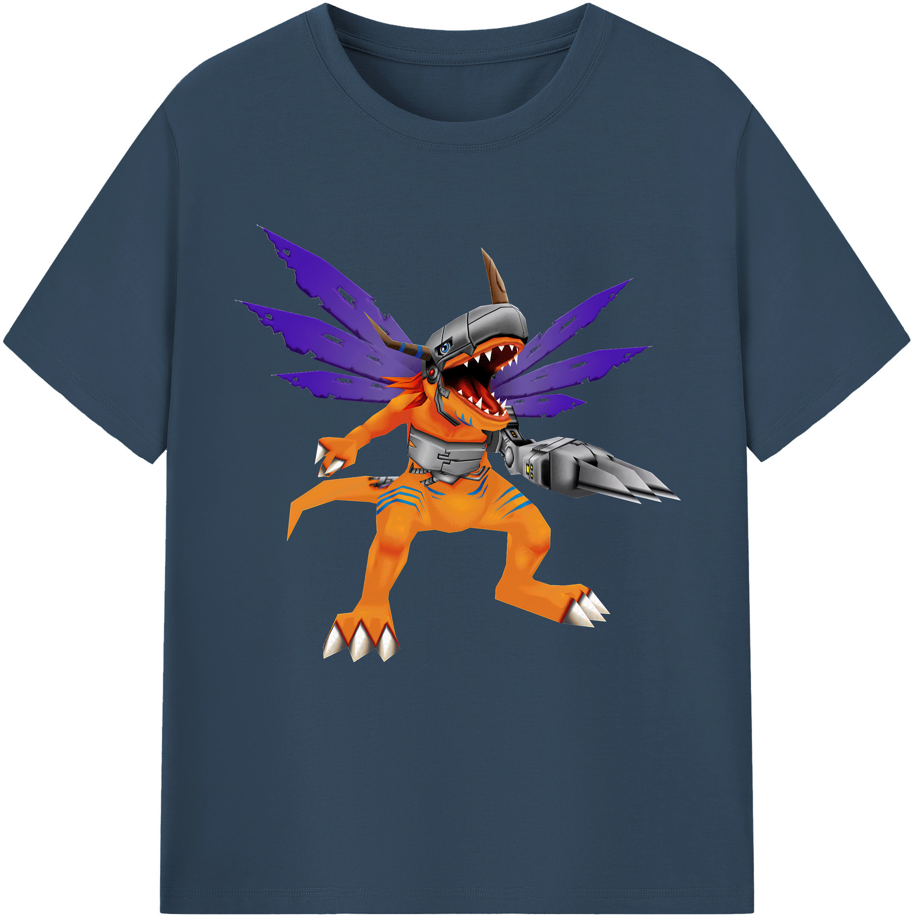 （画像用） Digimon デジタルモンスター/デジモン 綿100％半袖Tシャツ（フロントプリント）