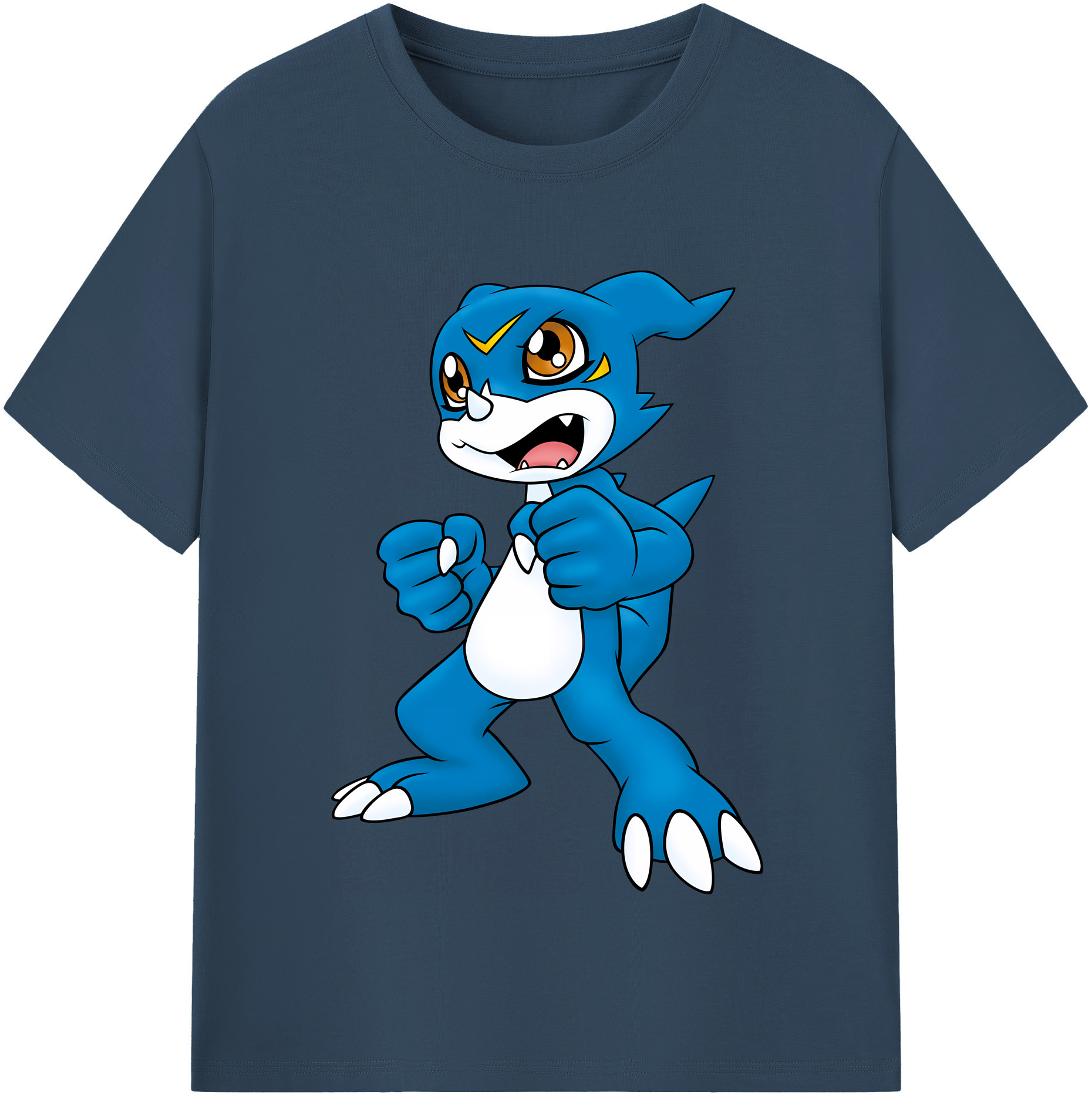 （画像用） Digimon デジタルモンスター/デジモン 綿100％半袖Tシャツ（フロントプリント）