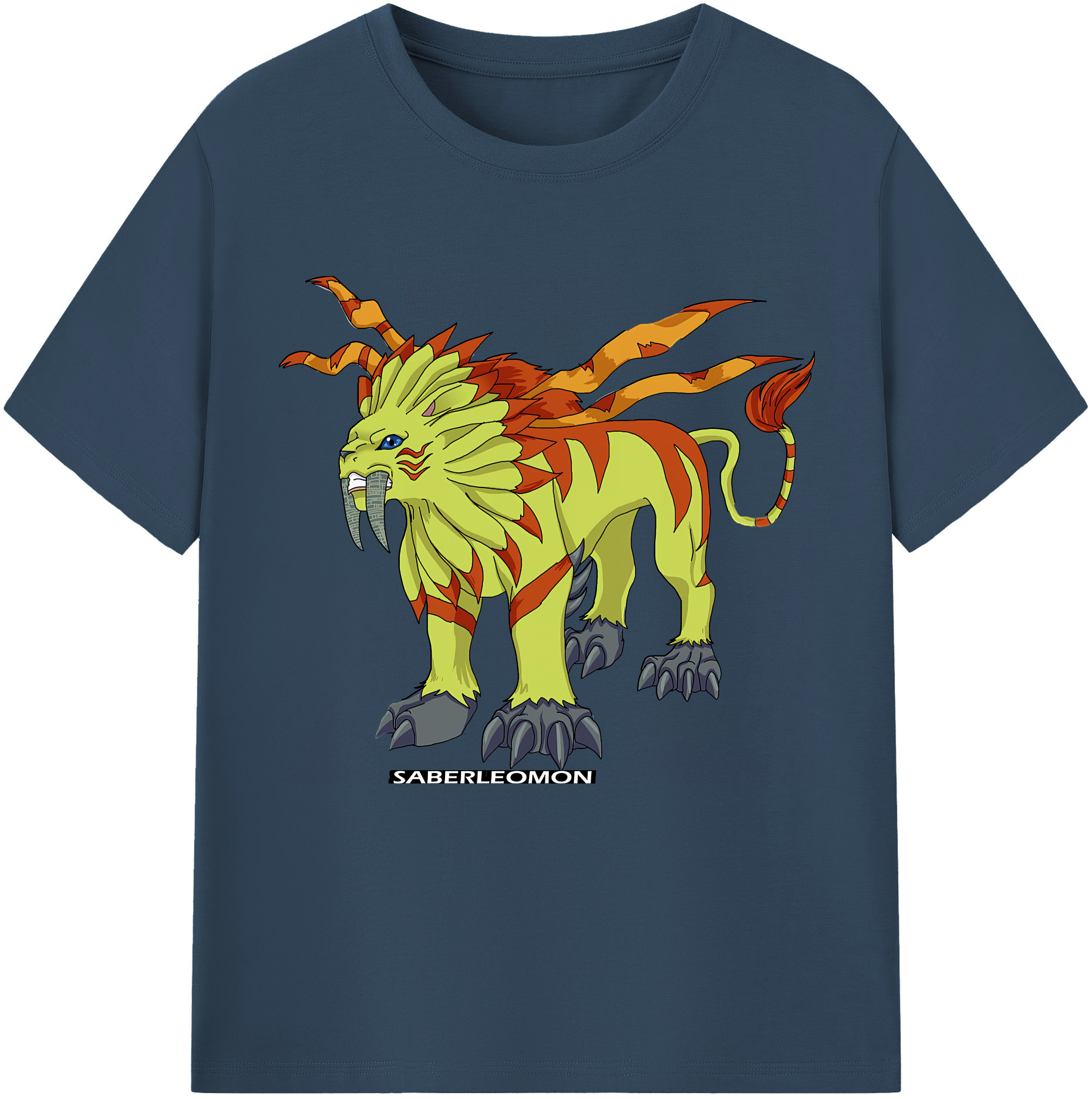 （画像用） Digimon デジタルモンスター/デジモン 綿100％半袖Tシャツ（フロントプリント）