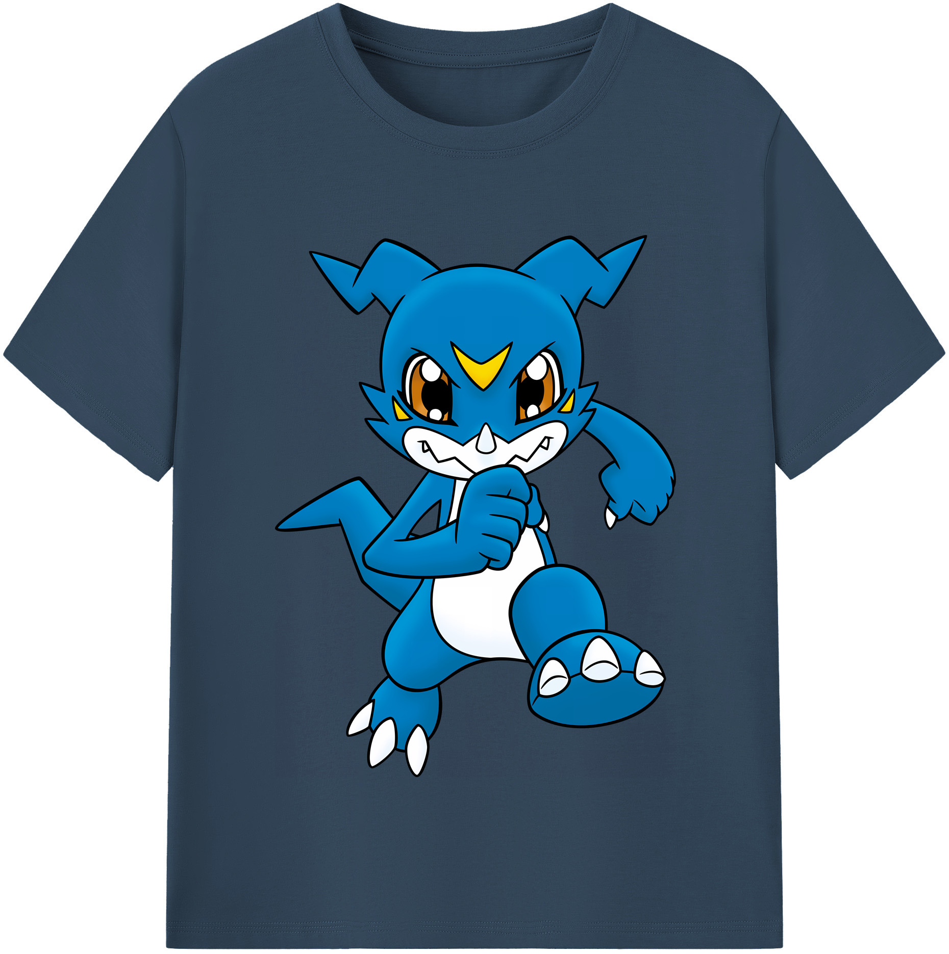 （画像用） Digimon デジタルモンスター/デジモン 綿100％半袖Tシャツ（フロントプリント）