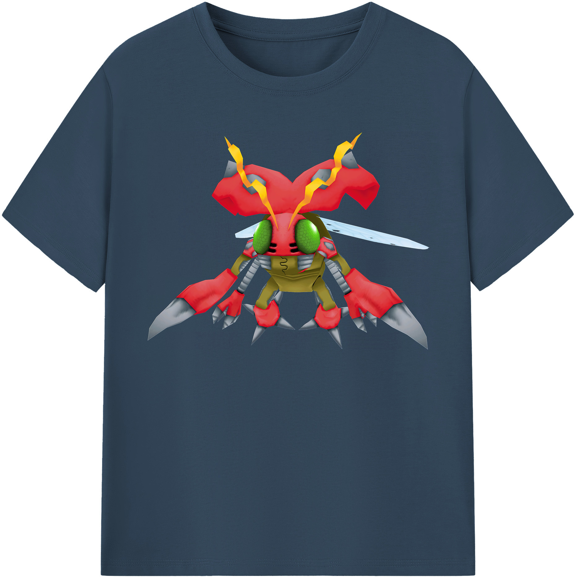 （画像用） Digimon デジタルモンスター/デジモン 綿100％半袖Tシャツ（フロントプリント）