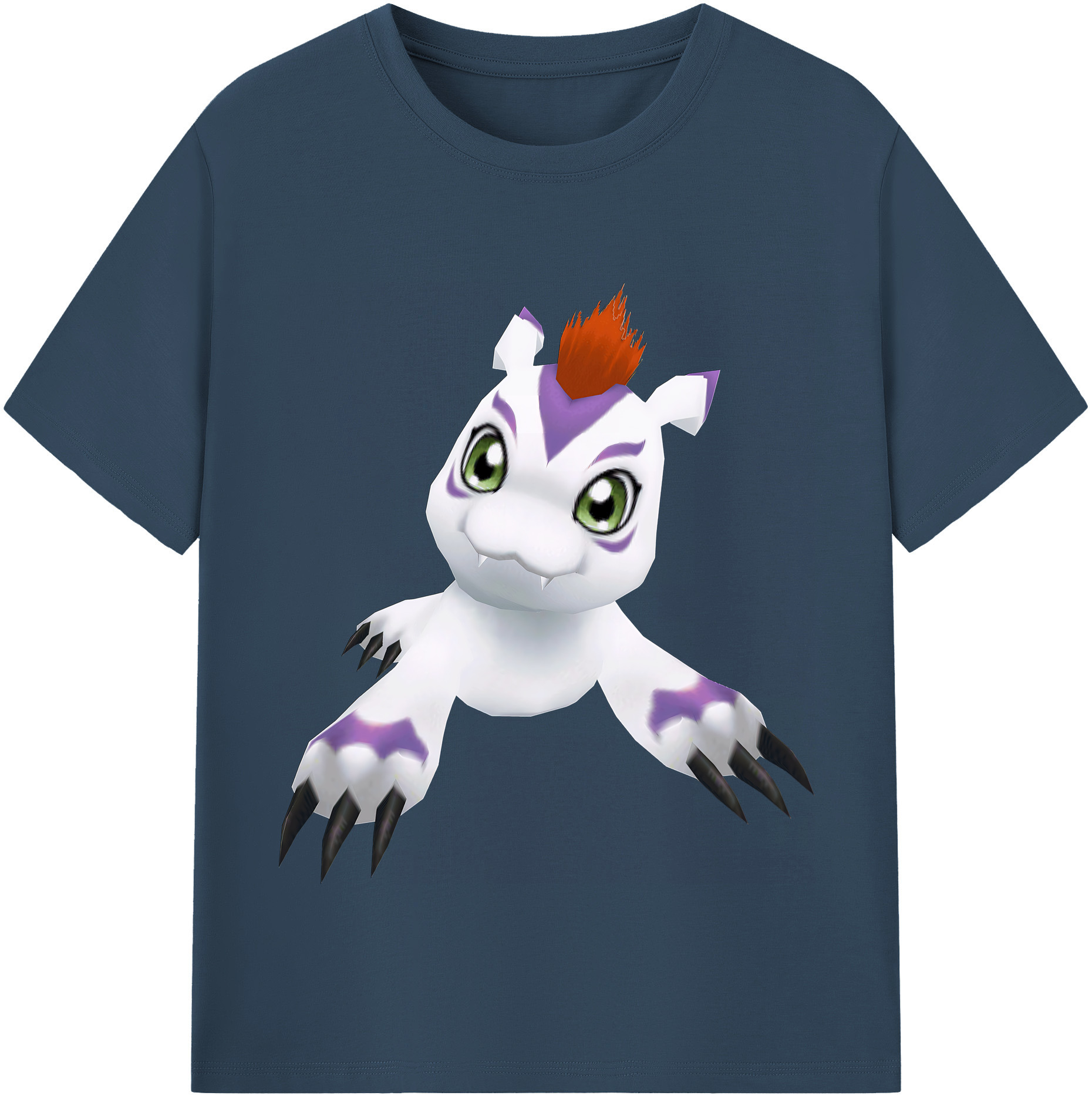 （画像用） Digimon デジタルモンスター/デジモン 綿100％半袖Tシャツ（フロントプリント）