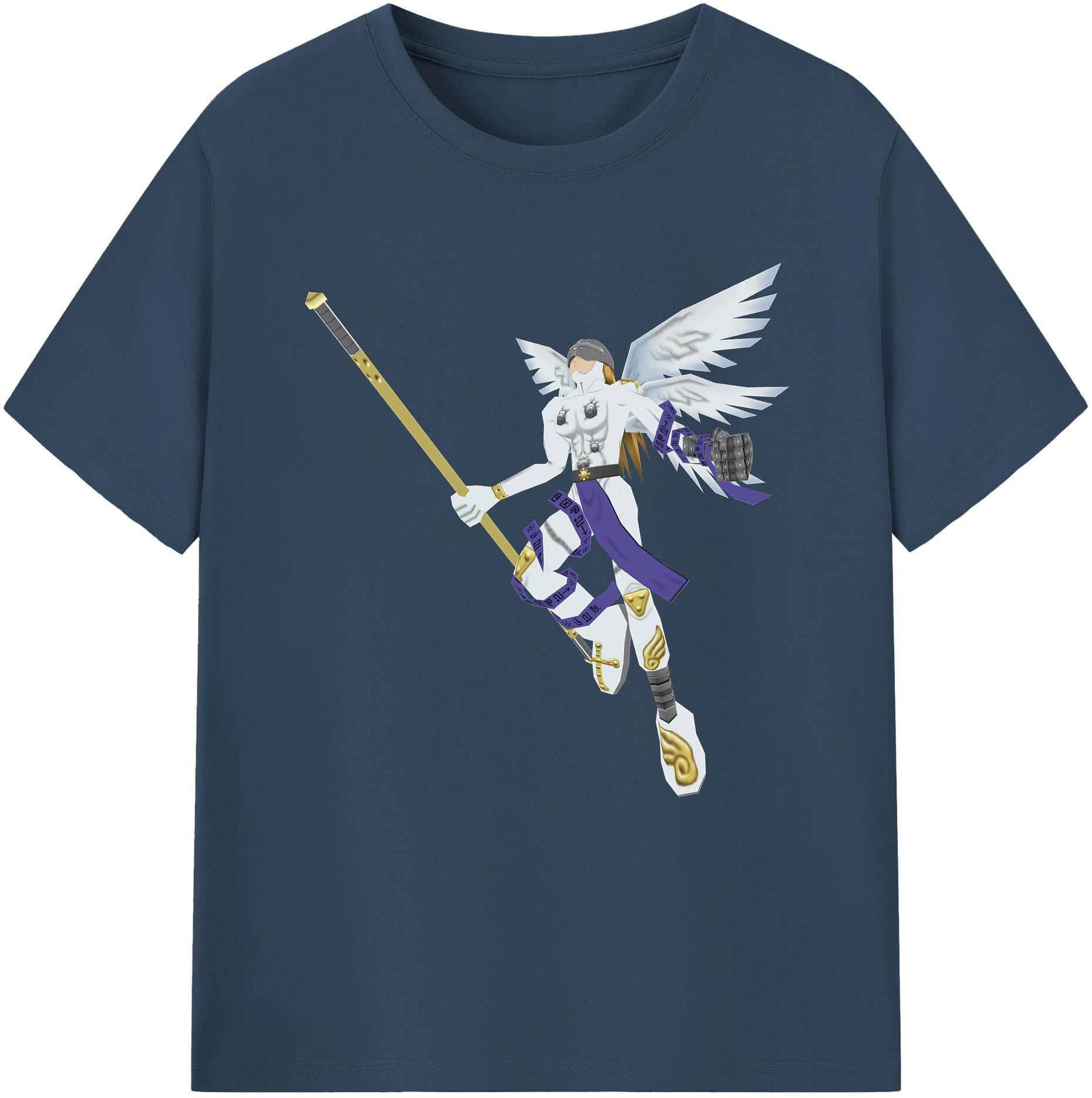 （画像用） Digimon デジタルモンスター/デジモン 綿100％半袖Tシャツ（フロントプリント）