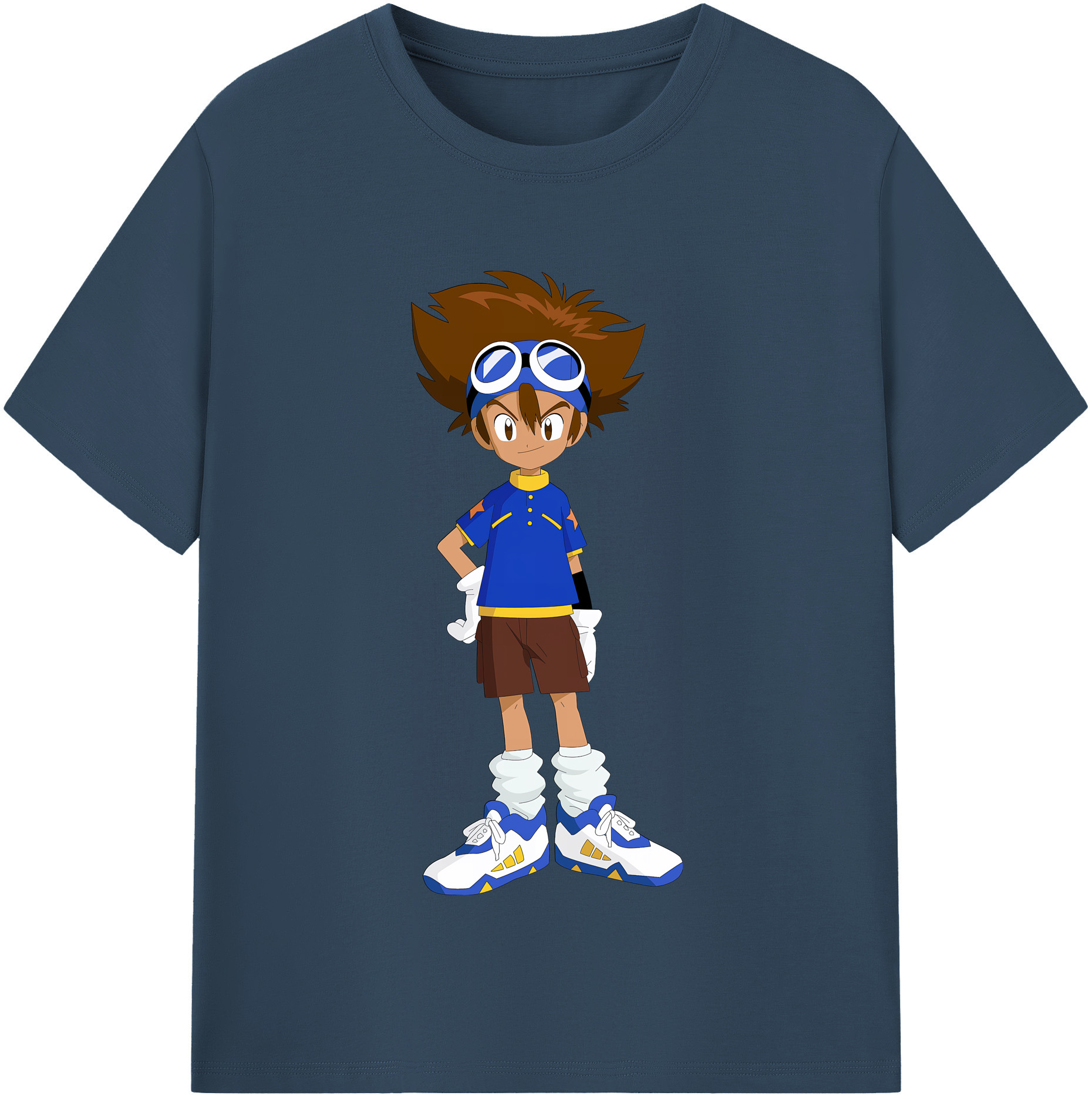 （画像用） Digimon デジタルモンスター/デジモン 綿100％半袖Tシャツ（フロントプリント）