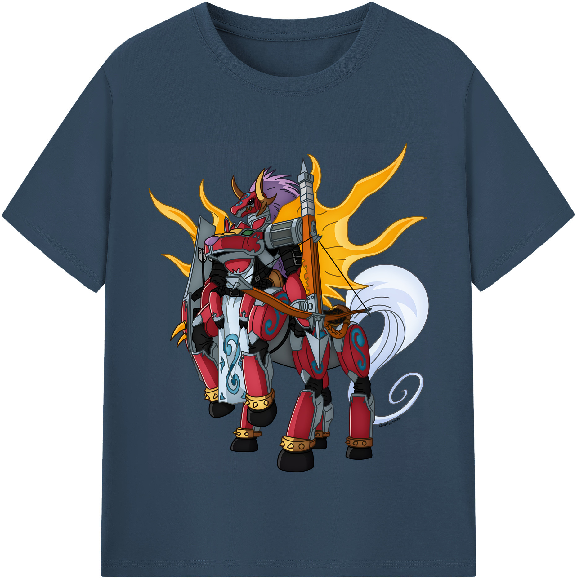 （画像用） Digimon デジタルモンスター/デジモン 綿100％半袖Tシャツ（フロントプリント）