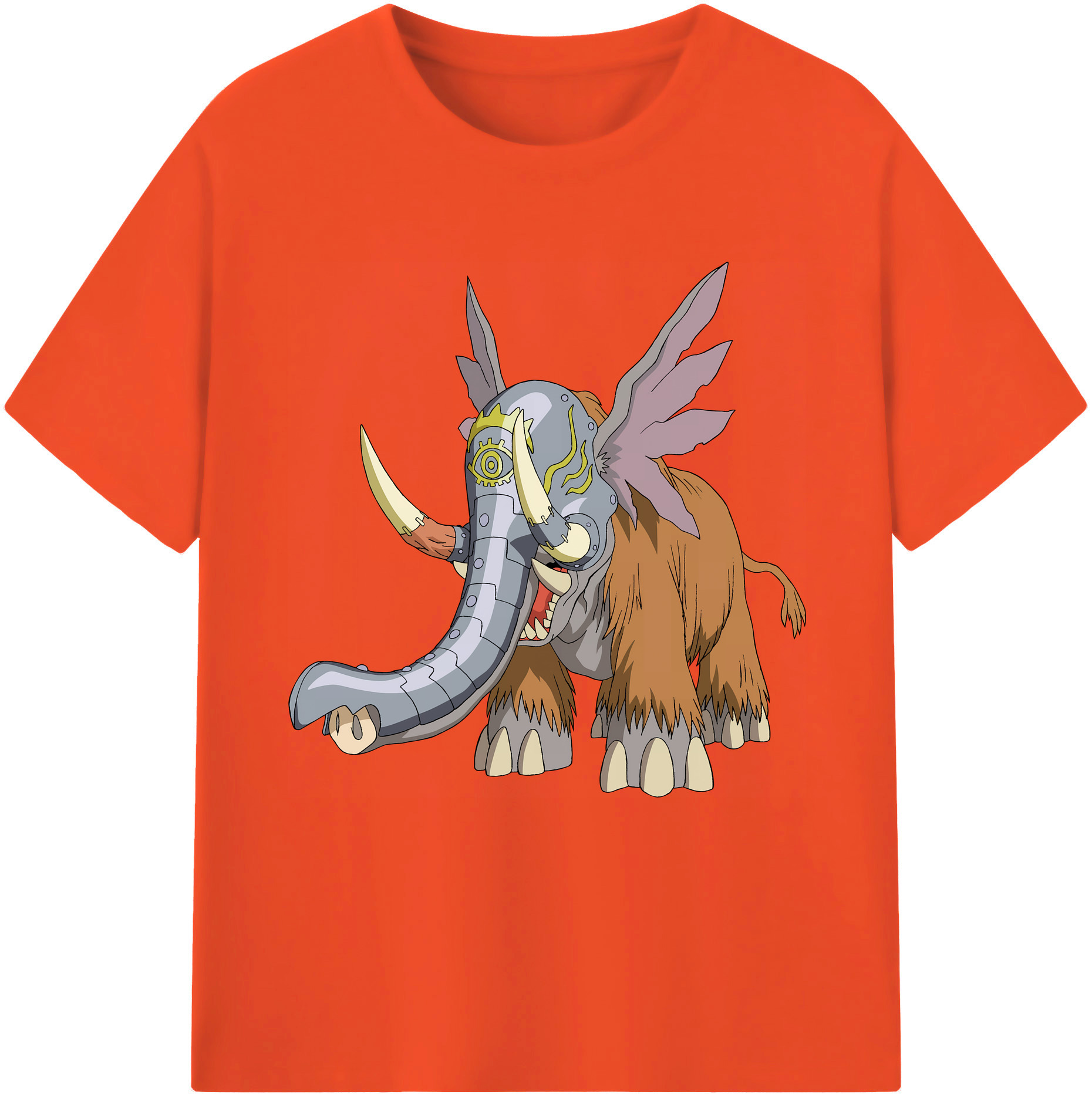 （画像用） Digimon デジタルモンスター/デジモン 綿100％半袖Tシャツ（フロントプリント）