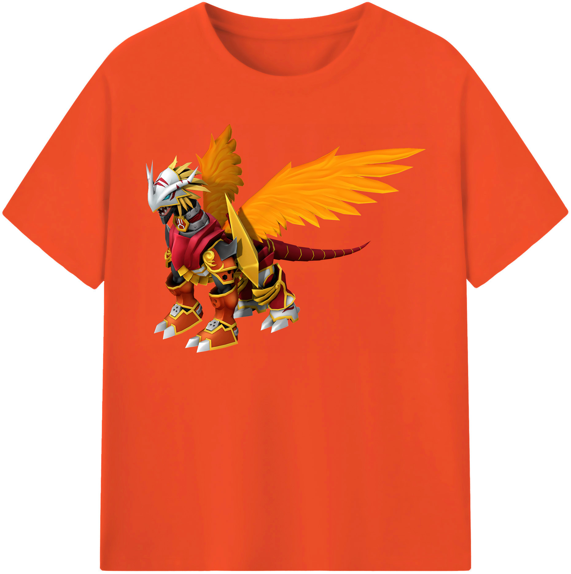 （画像用） Digimon デジタルモンスター/デジモン 綿100％半袖Tシャツ（フロントプリント）