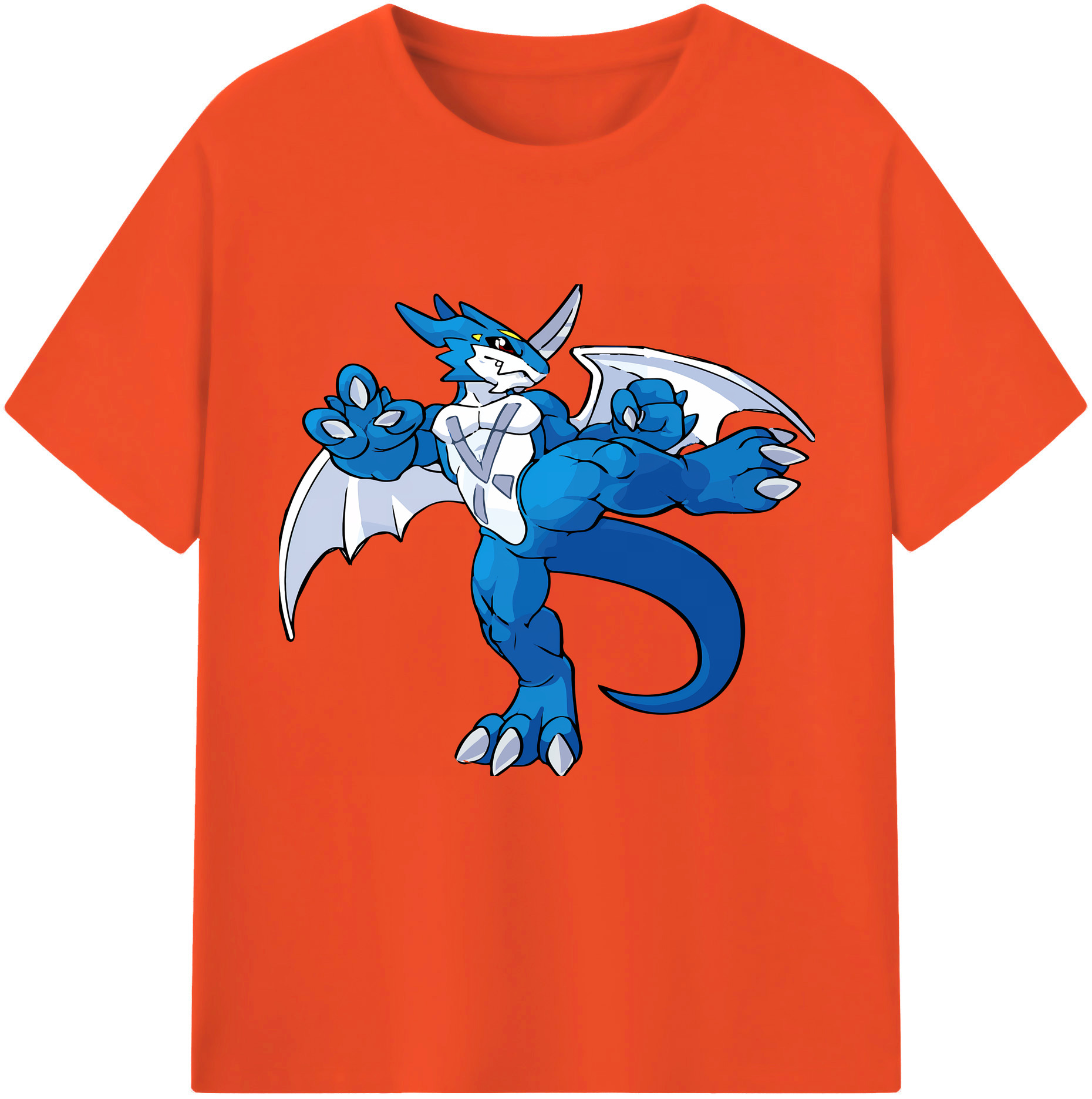 （画像用） Digimon デジタルモンスター/デジモン 綿100％半袖Tシャツ（フロントプリント）