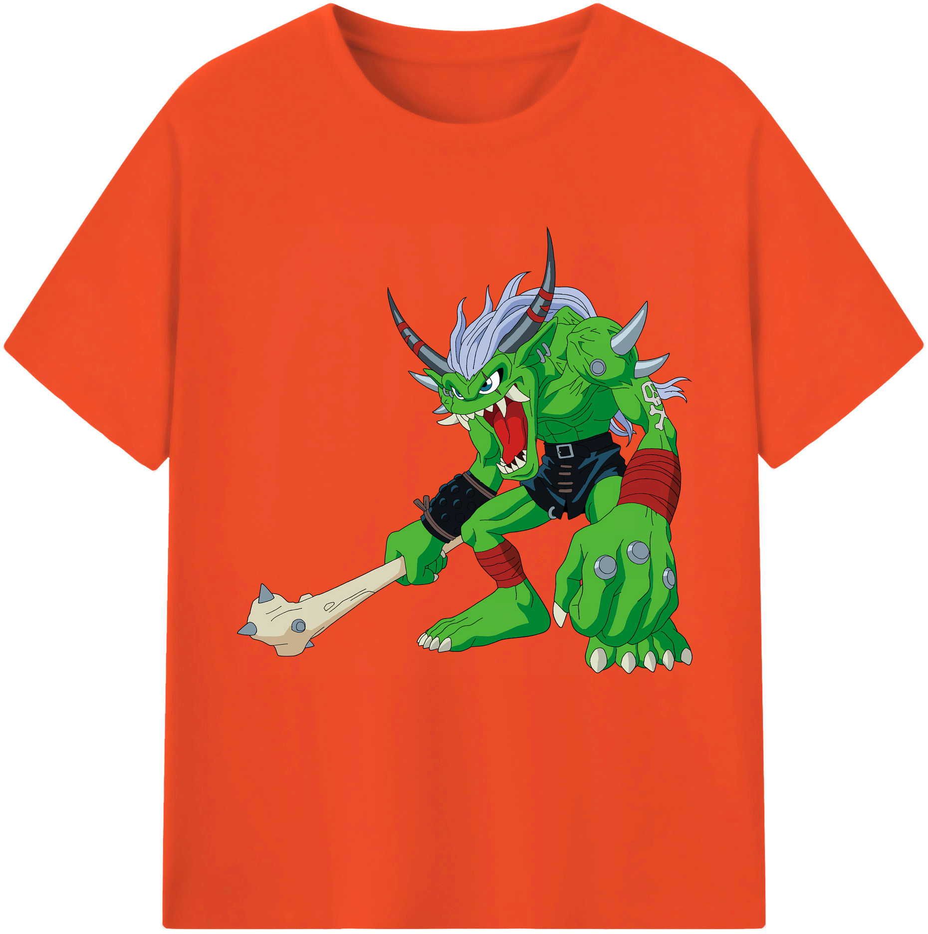 （画像用） Digimon デジタルモンスター/デジモン 綿100％半袖Tシャツ（フロントプリント）