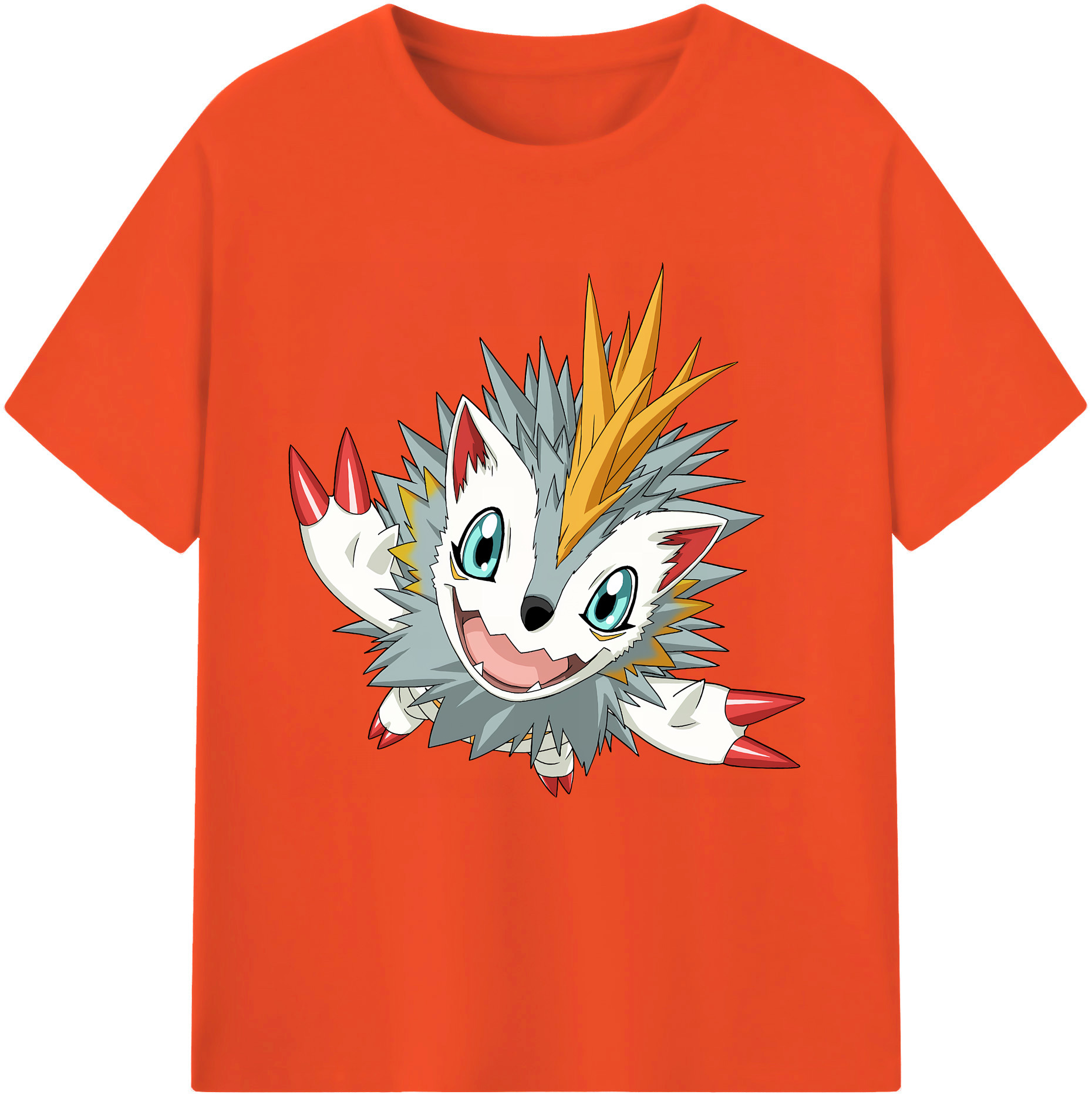 （画像用） Digimon デジタルモンスター/デジモン 綿100％半袖Tシャツ（フロントプリント）