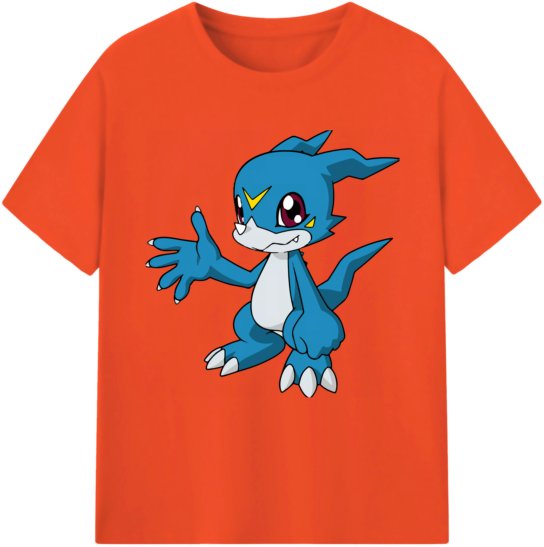 （画像用） Digimon デジタルモンスター/デジモン 綿100％半袖Tシャツ（フロントプリント）