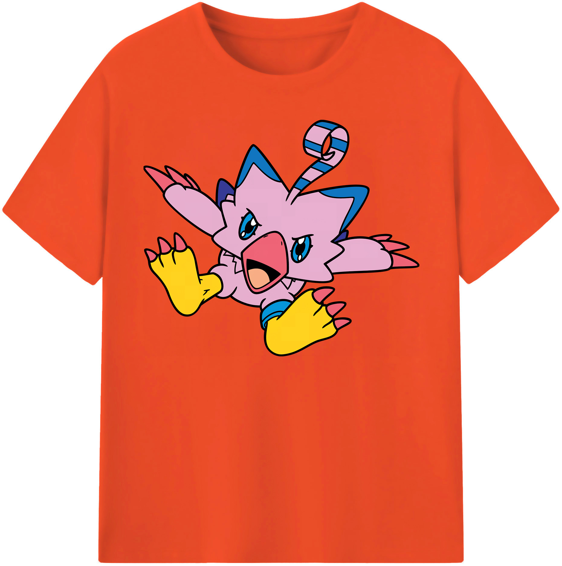 （画像用） Digimon デジタルモンスター/デジモン 綿100％半袖Tシャツ（フロントプリント）