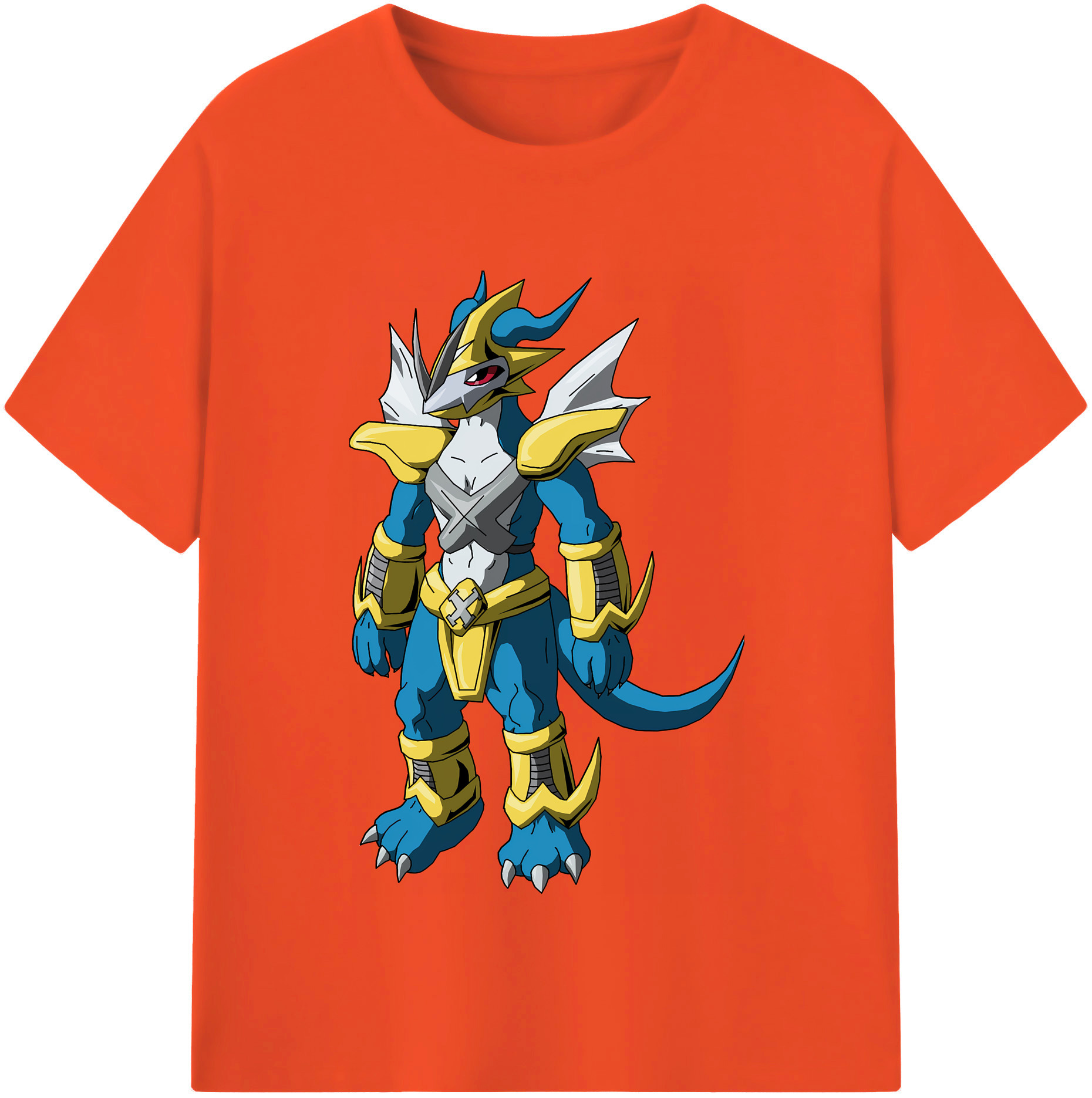 （画像用） Digimon デジタルモンスター/デジモン 綿100％半袖Tシャツ（フロントプリント）