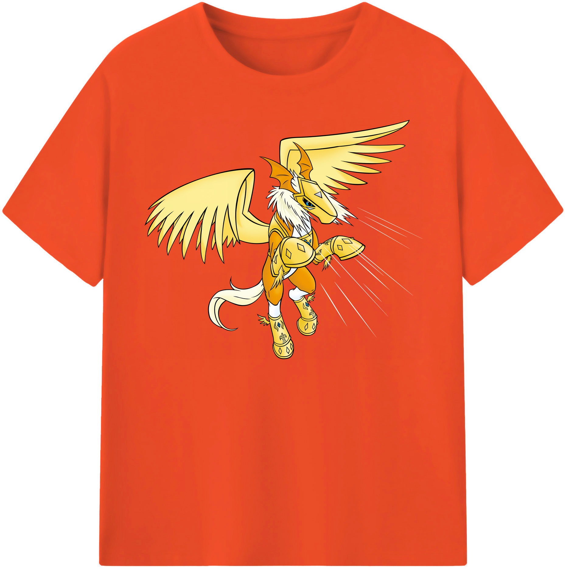 （画像用） Digimon デジタルモンスター/デジモン 綿100％半袖Tシャツ（フロントプリント）