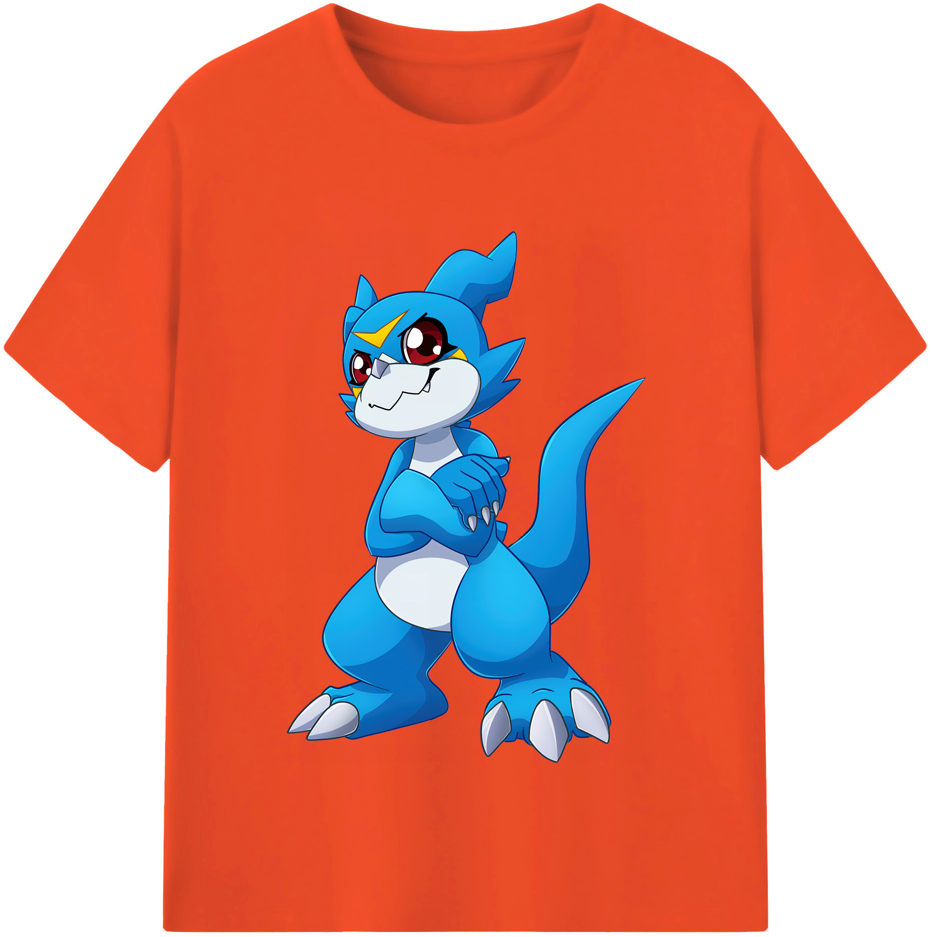 （画像用） Digimon デジタルモンスター/デジモン 綿100％半袖Tシャツ（フロントプリント）
