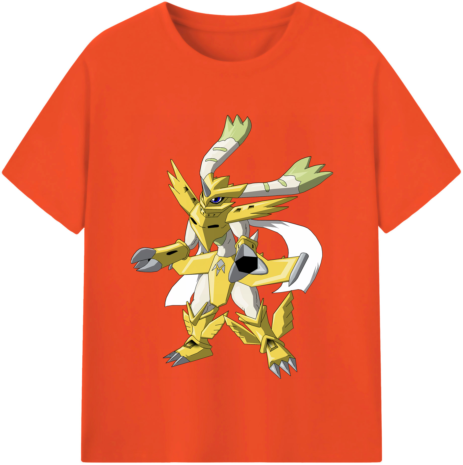 （画像用） Digimon デジタルモンスター/デジモン 綿100％半袖Tシャツ（フロントプリント）