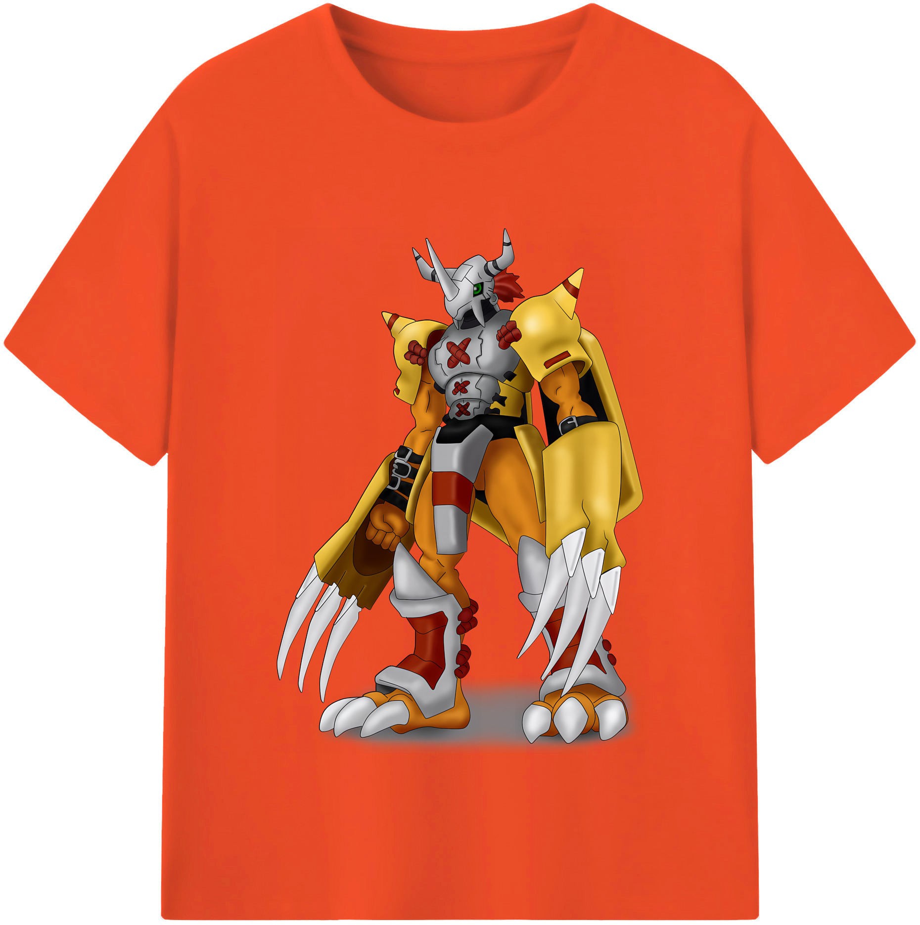 （画像用） Digimon デジタルモンスター/デジモン 綿100％半袖Tシャツ（フロントプリント）