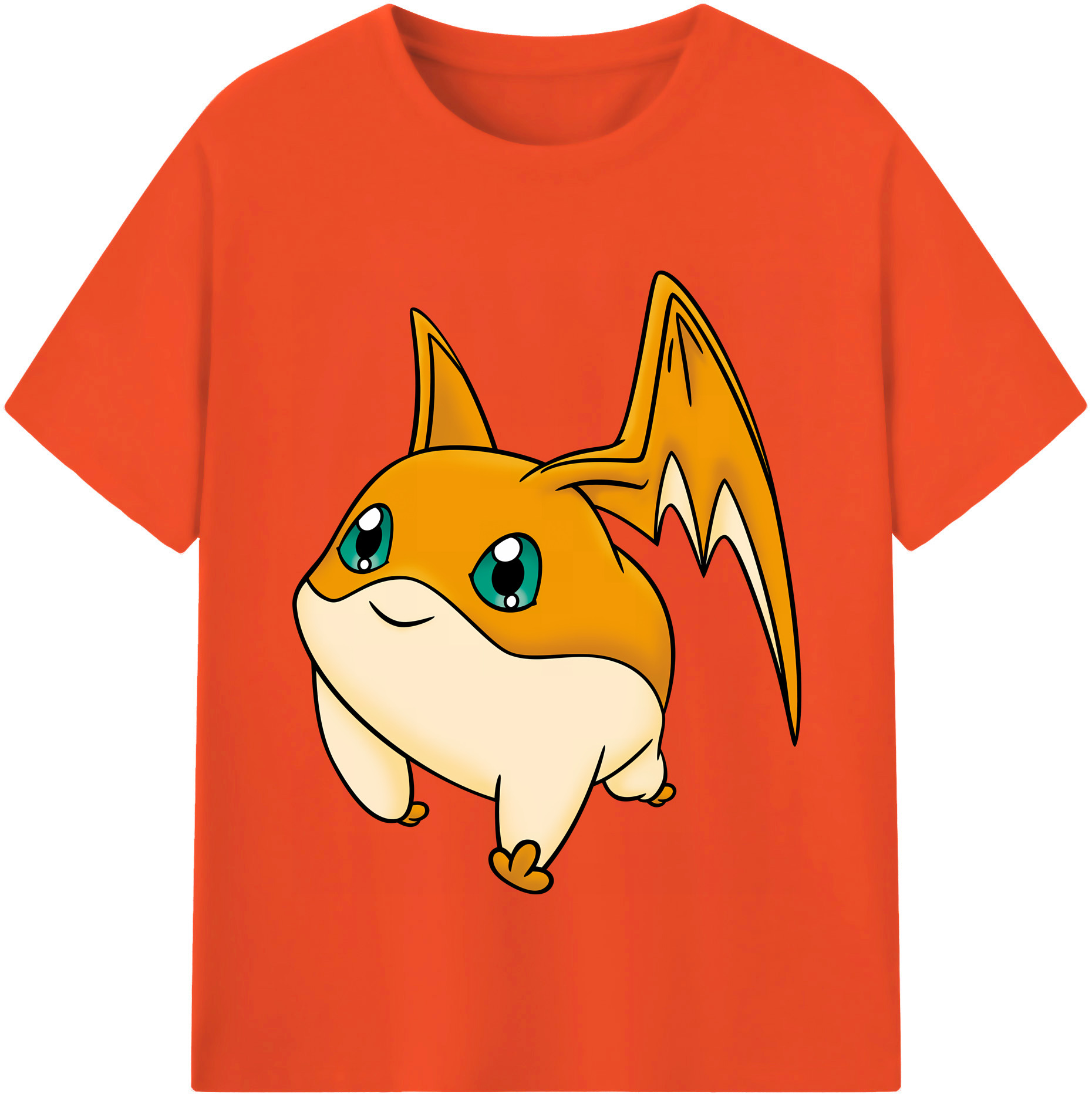 （画像用） Digimon デジタルモンスター/デジモン 綿100％半袖Tシャツ（フロントプリント）