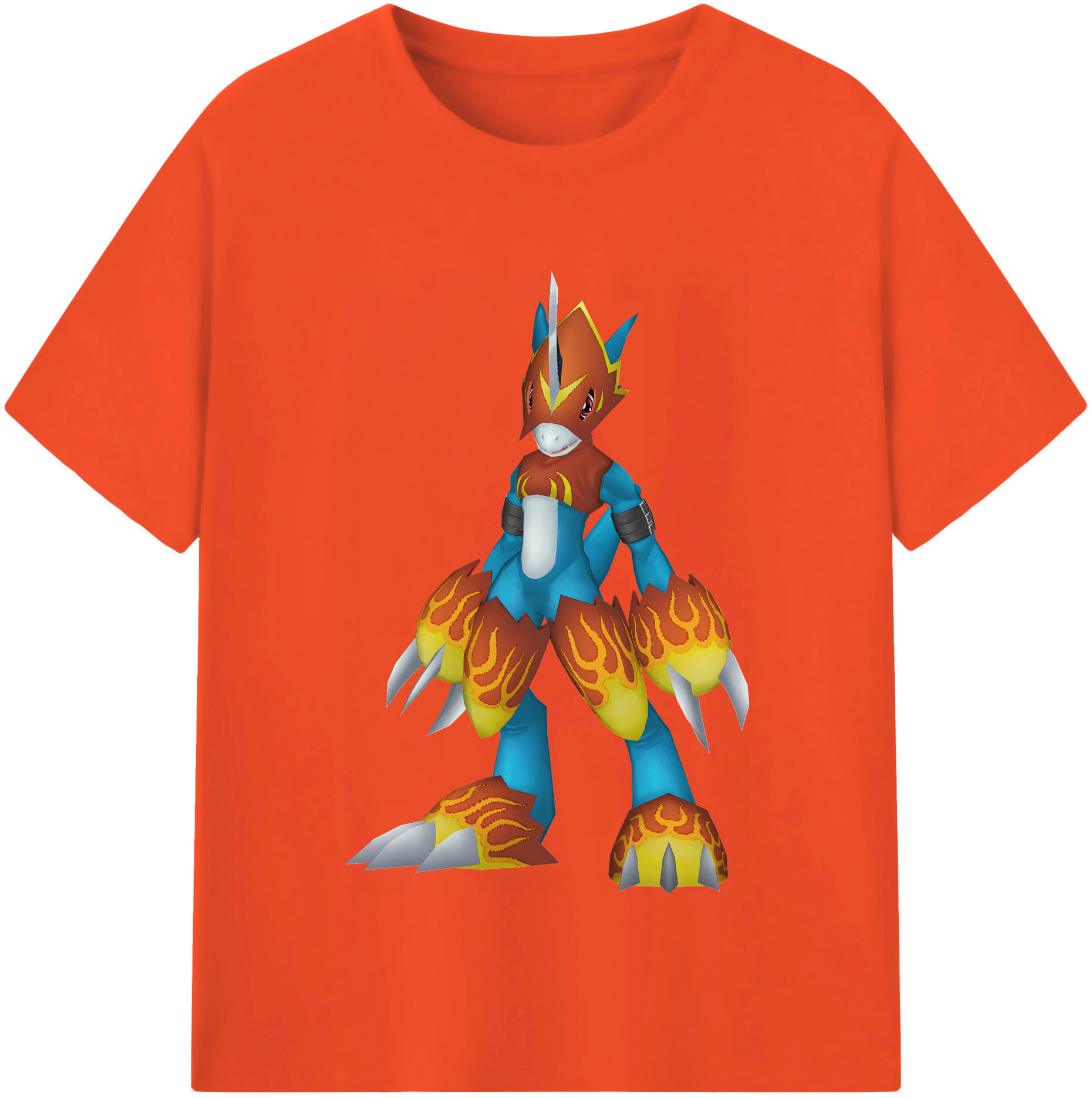 （画像用） Digimon デジタルモンスター/デジモン 綿100％半袖Tシャツ（フロントプリント）