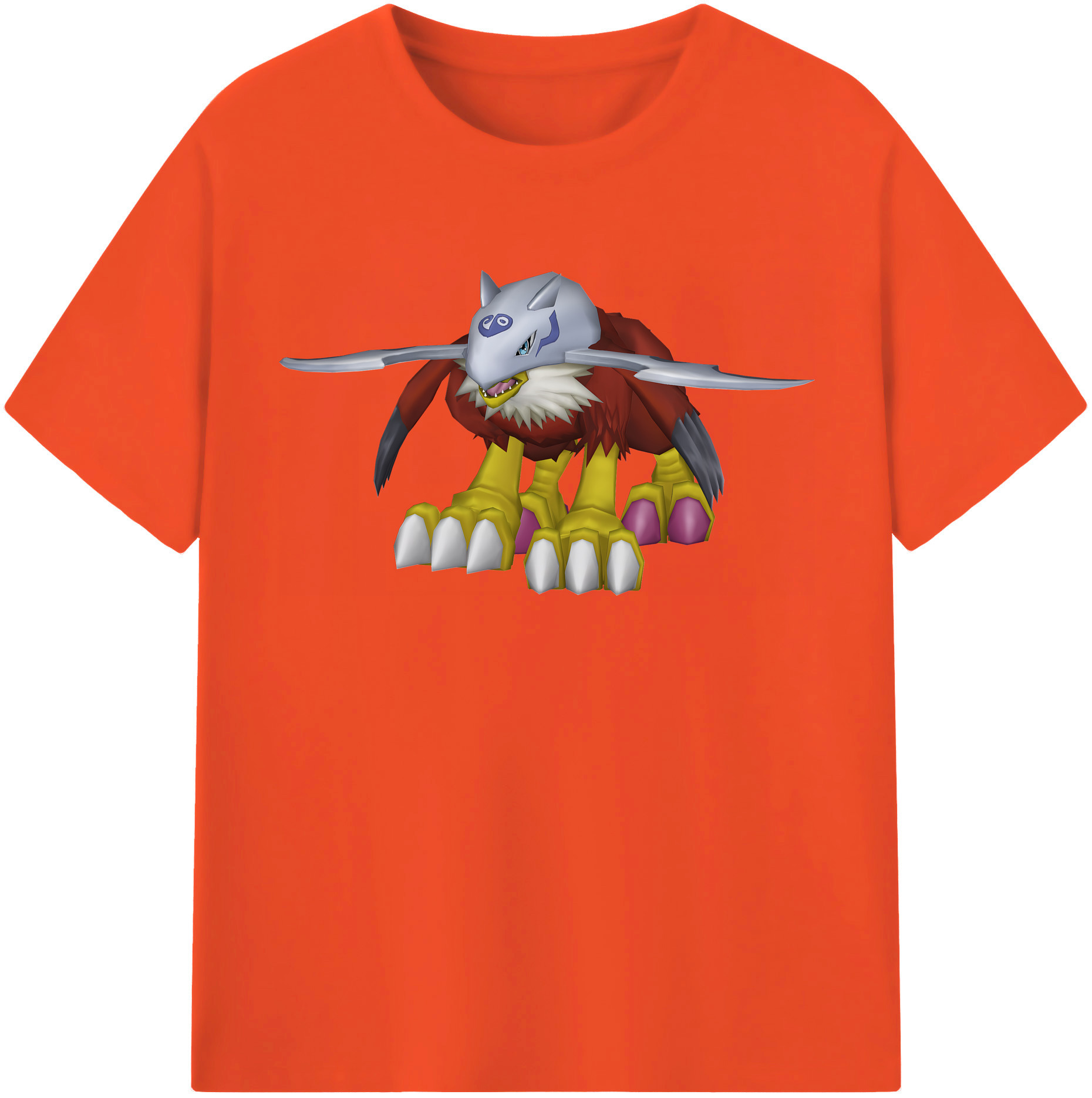 （画像用） Digimon デジタルモンスター/デジモン 綿100％半袖Tシャツ（フロントプリント）