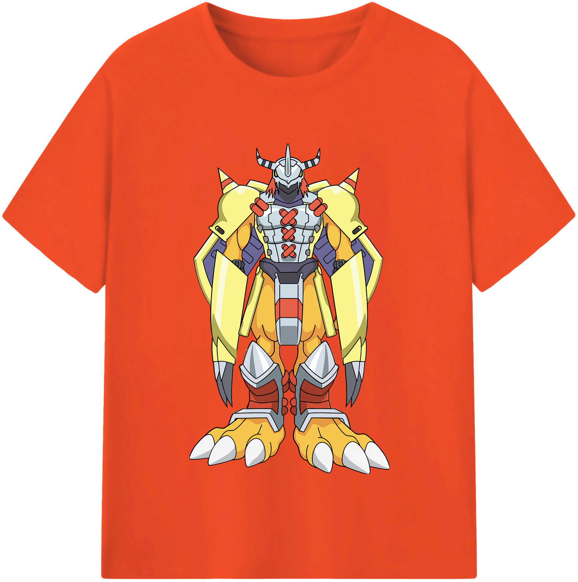 （画像用） Digimon デジタルモンスター/デジモン 綿100％半袖Tシャツ（フロントプリント）