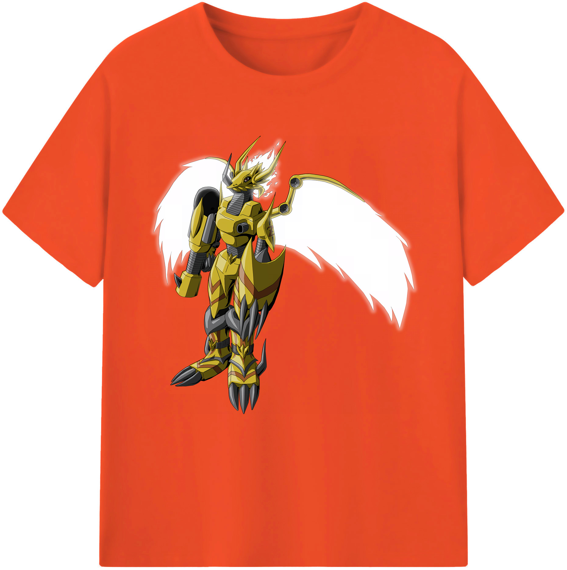 （画像用） Digimon デジタルモンスター/デジモン 綿100％半袖Tシャツ（フロントプリント）