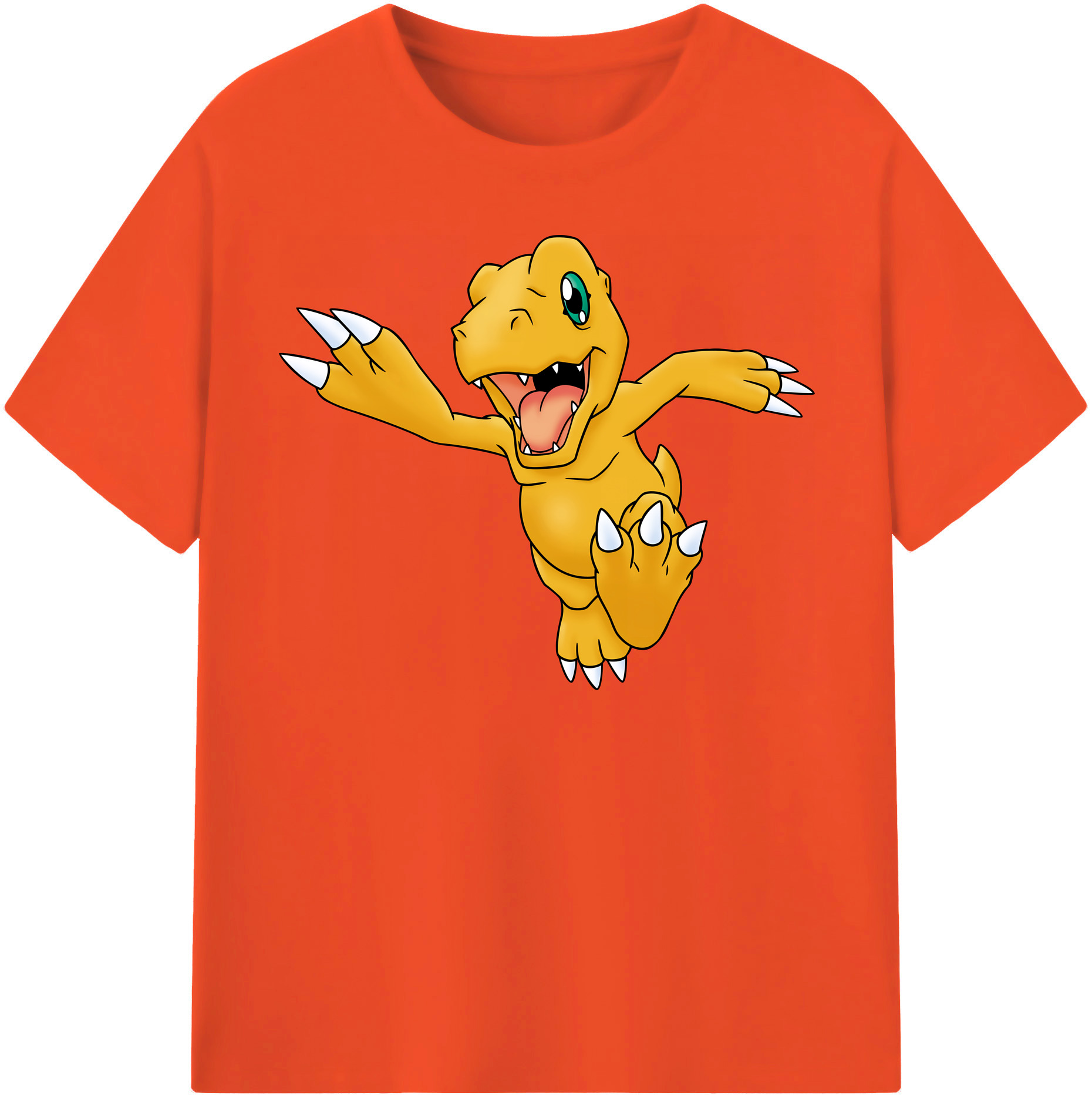 （画像用） Digimon デジタルモンスター/デジモン 綿100％半袖Tシャツ（フロントプリント）