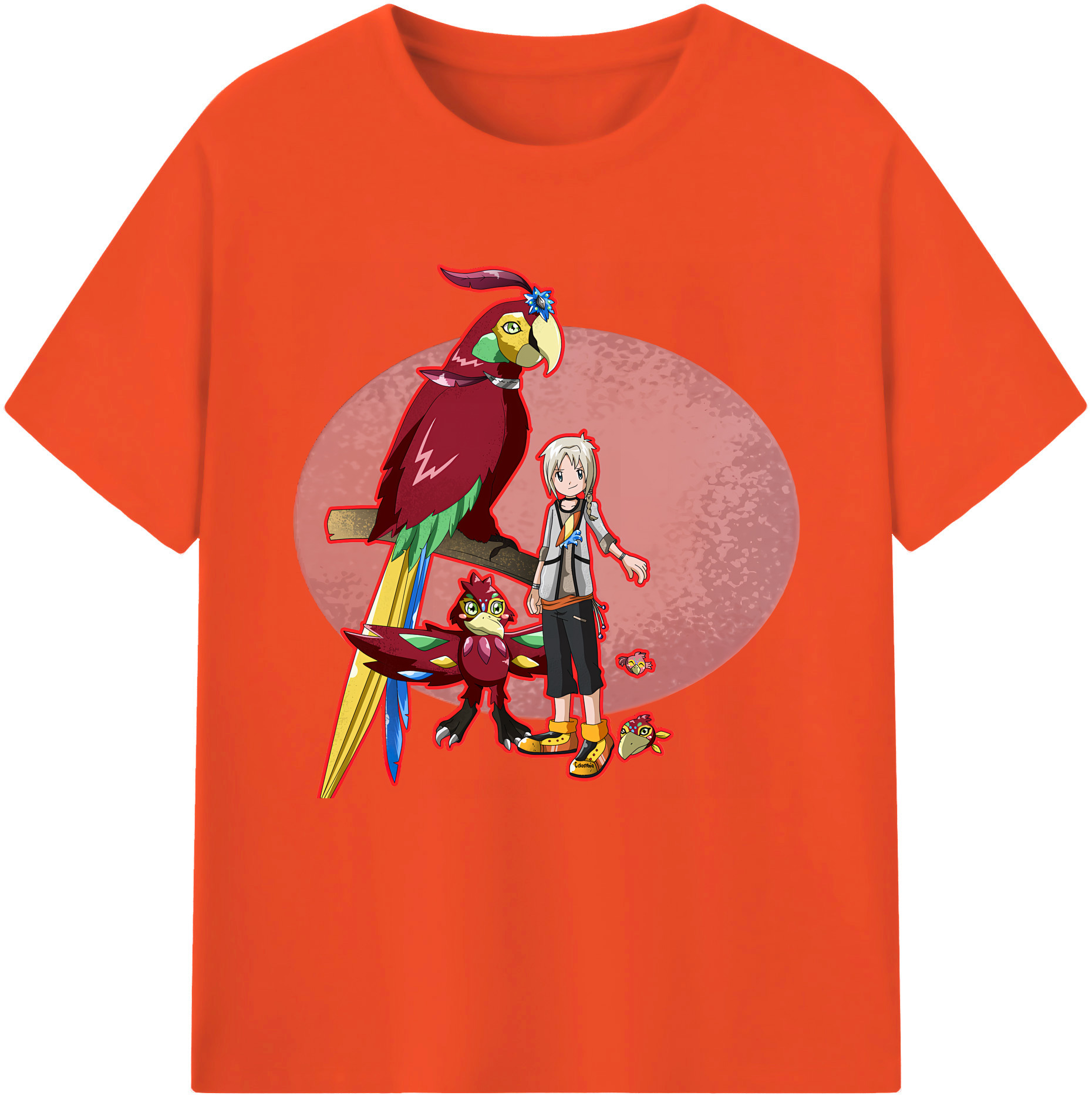 （画像用） Digimon デジタルモンスター/デジモン 綿100％半袖Tシャツ（フロントプリント）