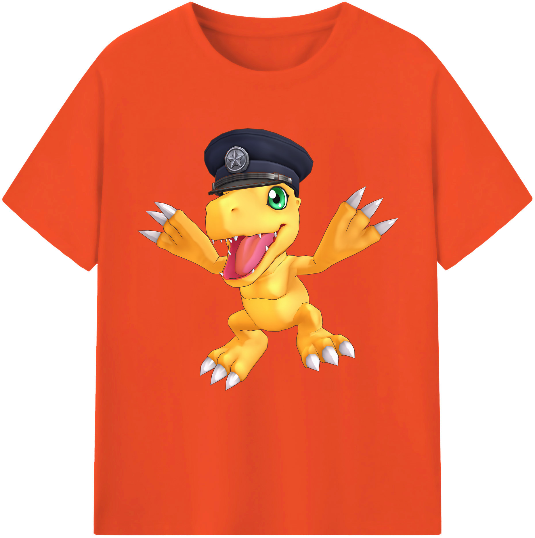 （画像用） Digimon デジタルモンスター/デジモン 綿100％半袖Tシャツ（フロントプリント）